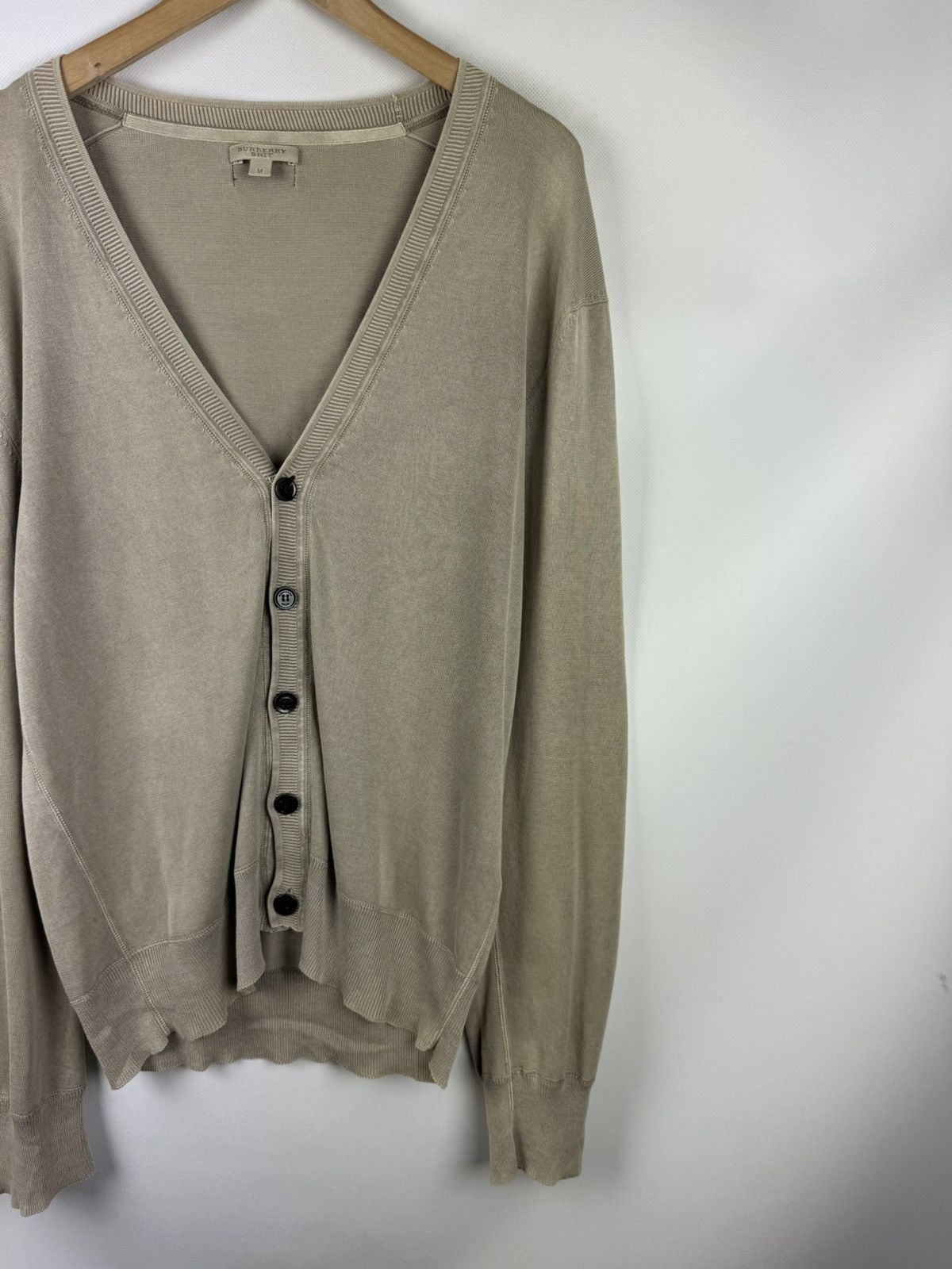 Burberry Burberry Brit Men’s Garment Dyed Cotton Cardigan Sweater Size US M / EU 48-50 / 2 - 3 Thumbnail