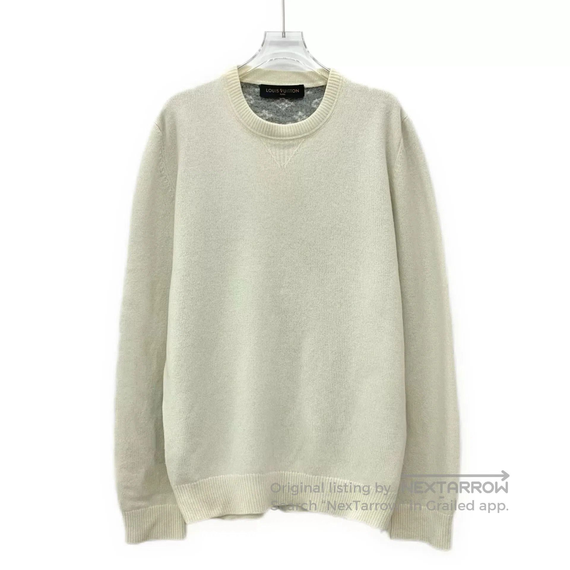 Louis Vuitton Louis Vuitton Beige Logo Crew Neck Sweater. Size US S / EU 44-46 / 1 - 1 Thumbnail