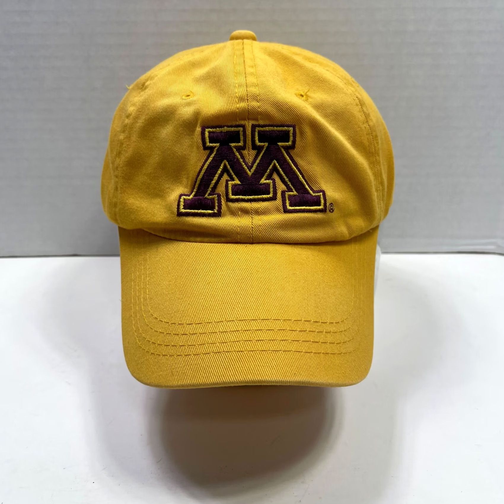 Vintage Vintage Minnesota Golden Gophers Hat Yellow Signature NCAA Sports Cotton Dad Hat Size ONE SIZE - 2 Thumbnail
