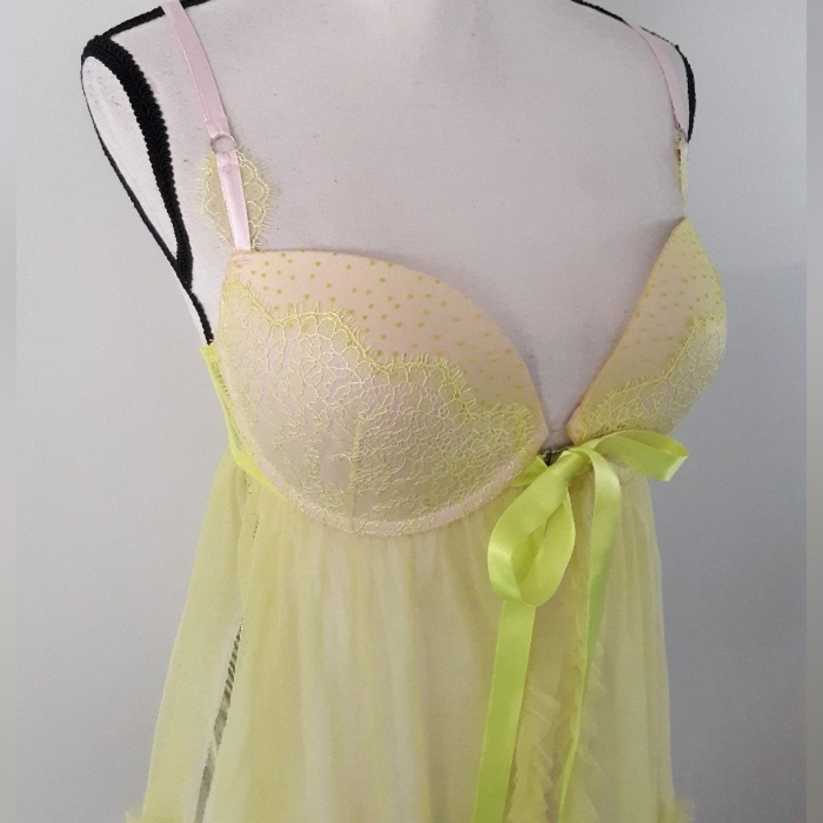 Victoria's Secret VTG Y2K VS Push Up Lingerie 36D Size M / US 6-8 / IT 42-44 - 3 Thumbnail
