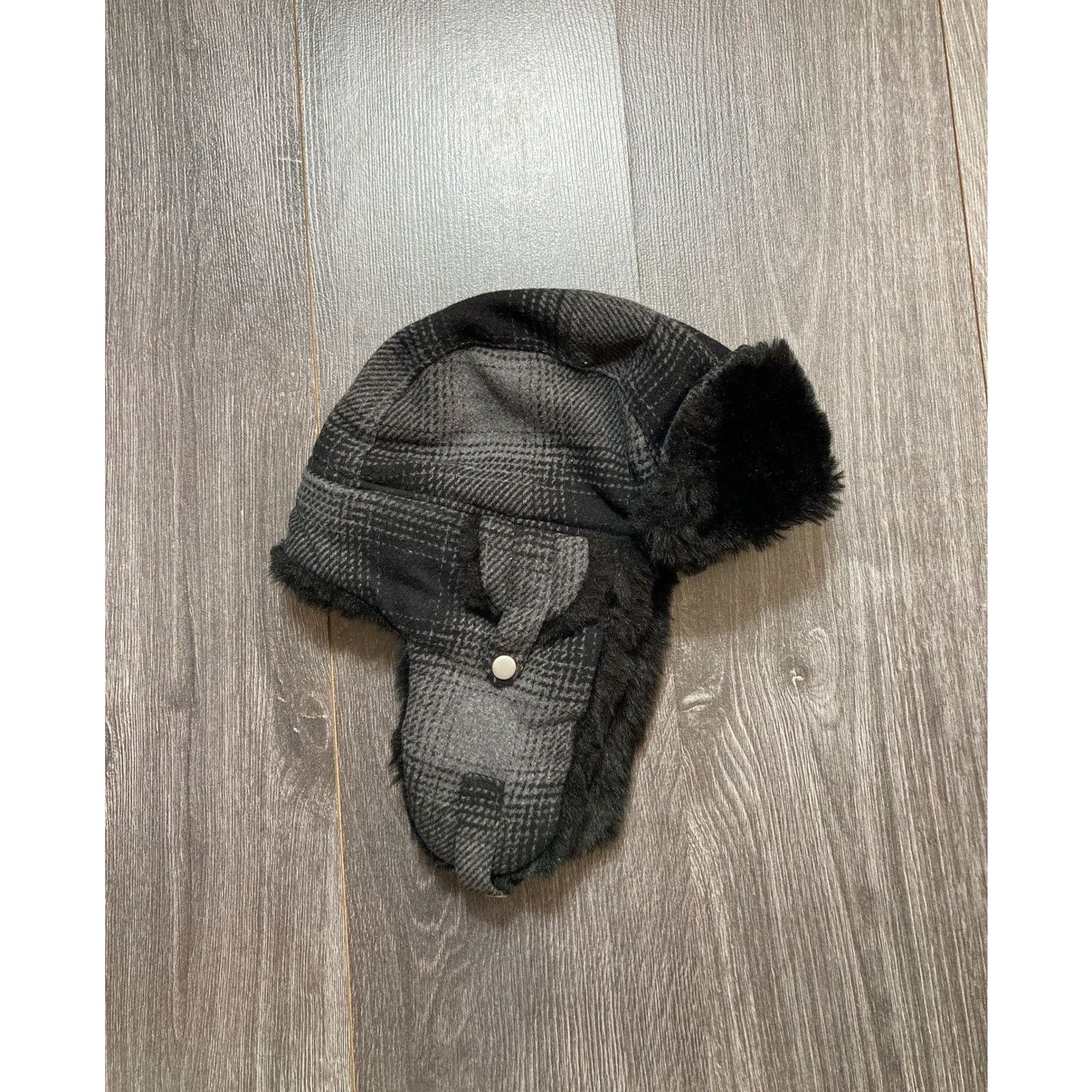 Vintage 00s Crazy Y2K Mohair Fuzzy Hat Ushanka Punk Huge+ Size ONE SIZE - 2 Thumbnail