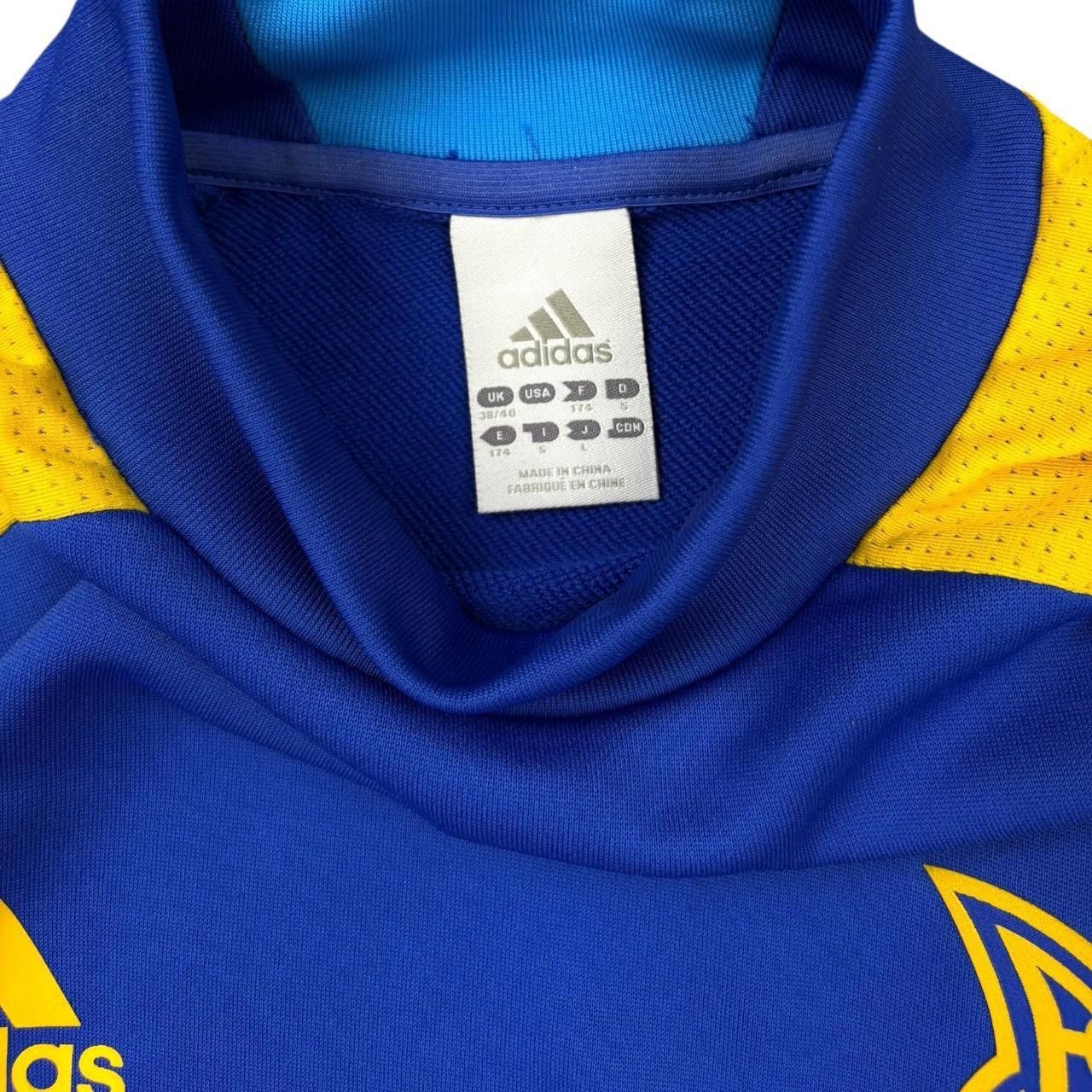Adidas Adidas Ukraine Soccer Training Mock Neck Jersey Size M Size US M / EU 48-50 / 2 - 5 Thumbnail