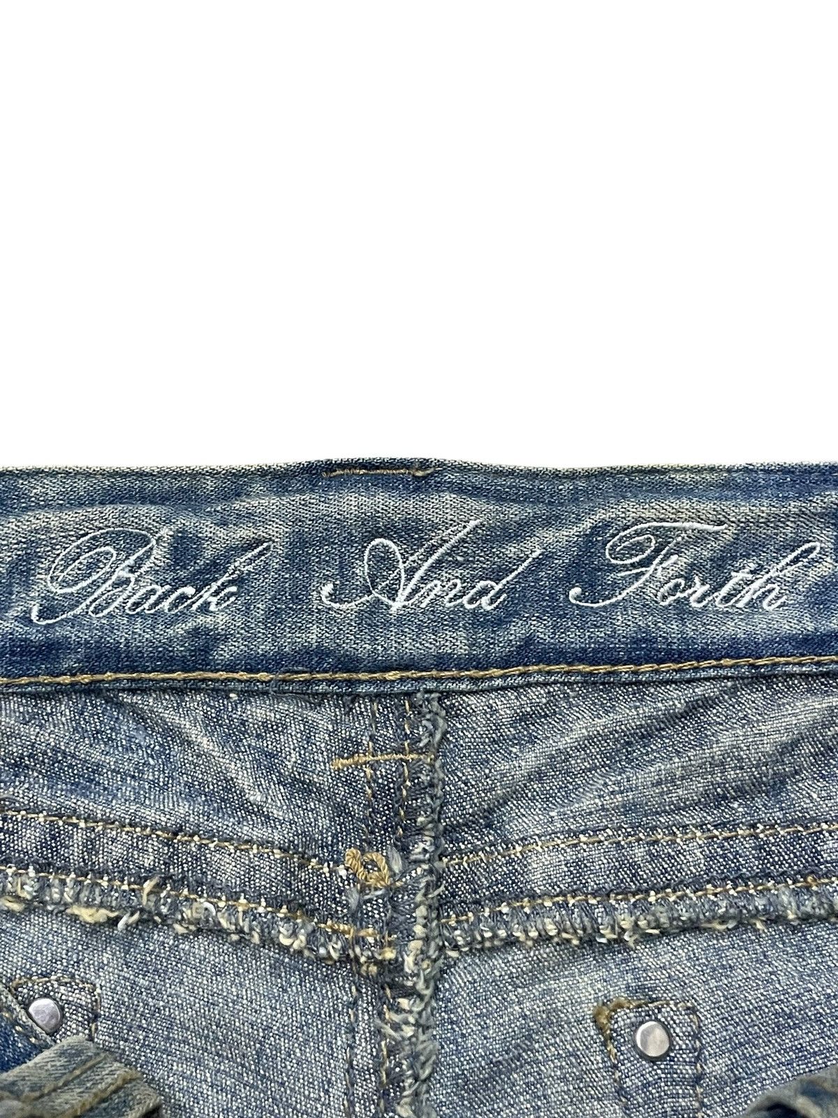 Shellac × Tornado Mart Tornado Mart Style Japanese Brand Flared Tribal Pocket Jeans Size US 28 / EU 44 - 15 Thumbnail