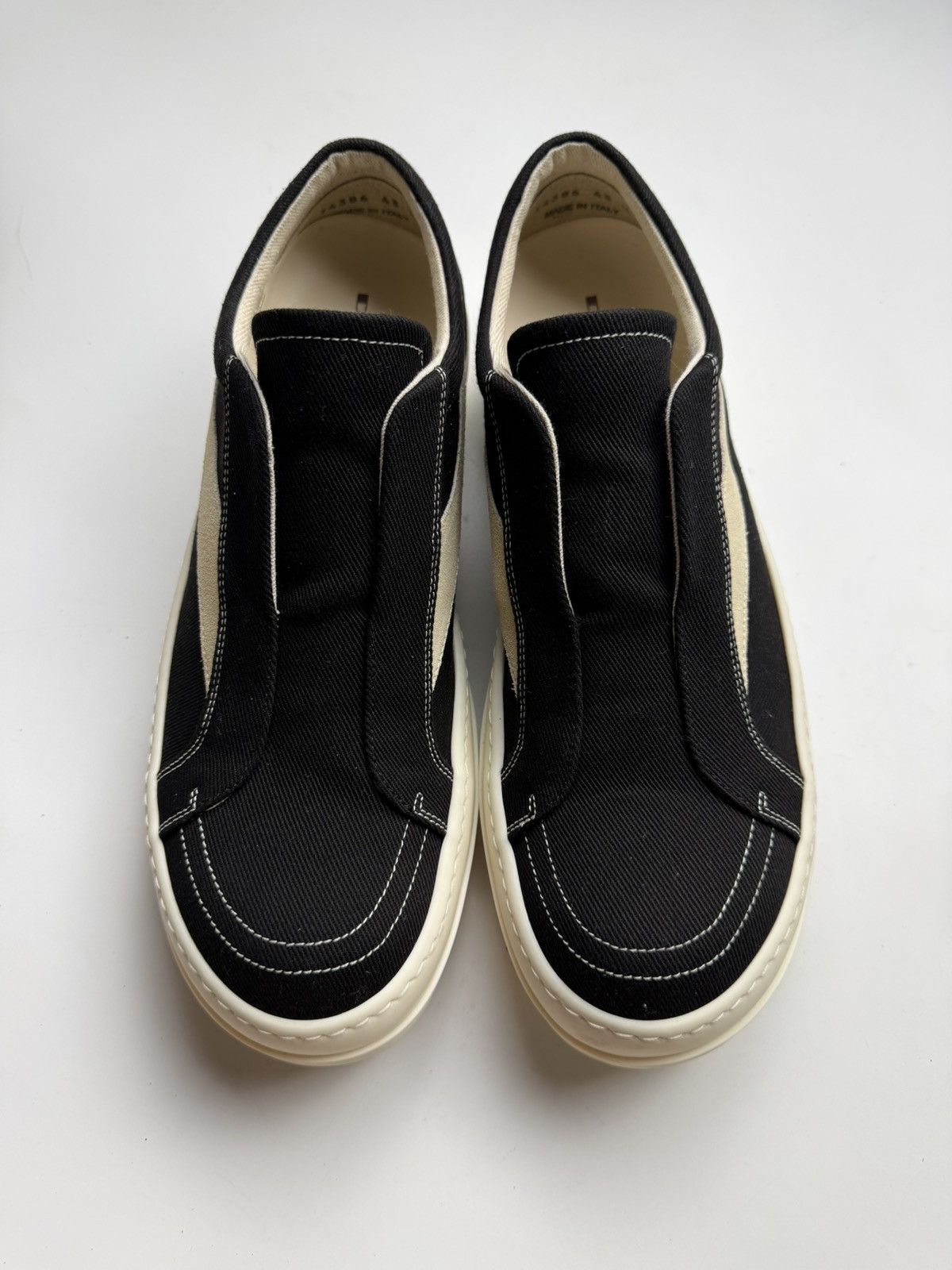 Rick Owens Drkshdw Rick Owens Drkshdw Laceless Vans Size US 10 / EU 43 - 5 Thumbnail