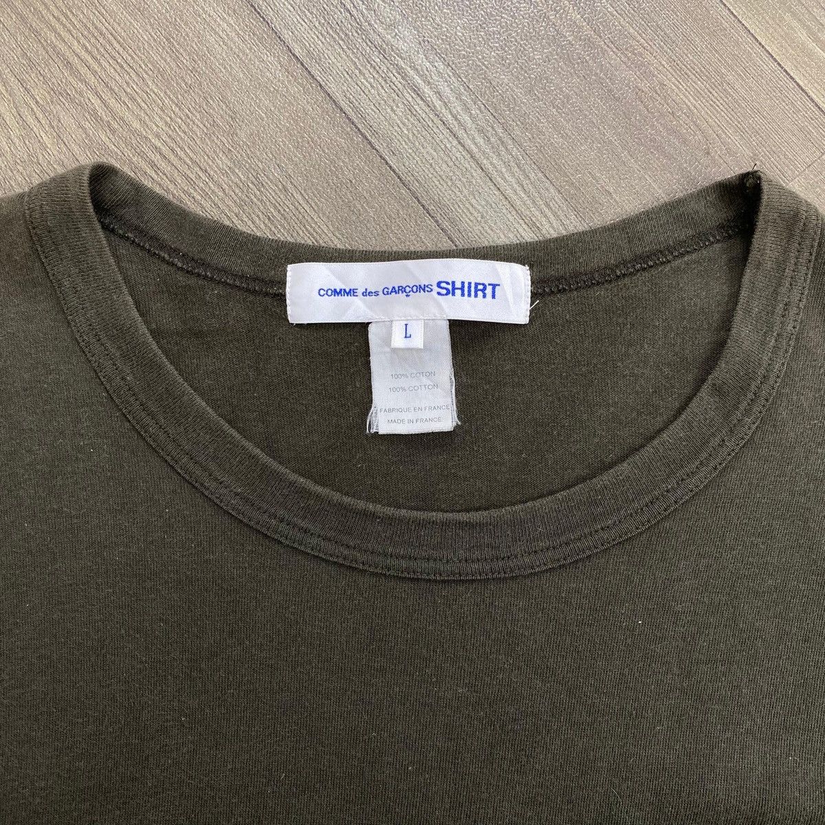 Comme des Garcons Vintage Comme Des Garcons Tshirt CDG Pocket Army Tee Size US L / EU 52-54 / 3 - 6 Thumbnail
