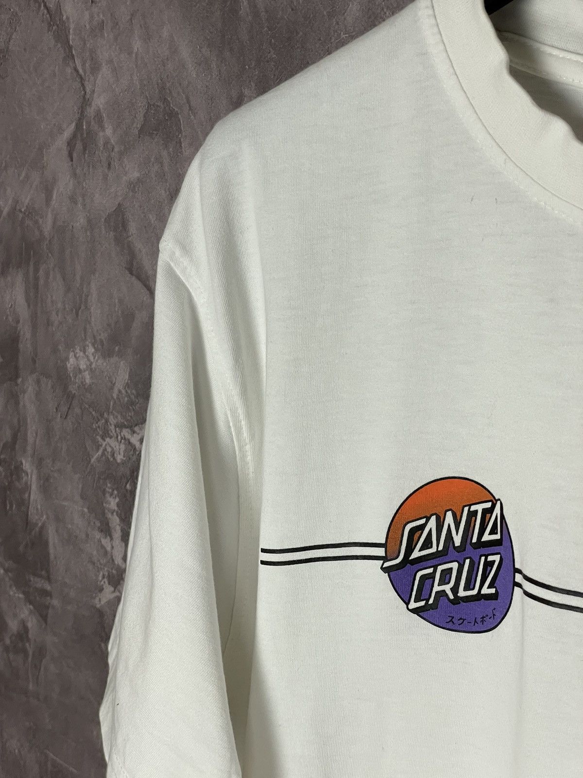 Santa Cruz Skateboards × Vintage Vintage Santa Cruz Skateboards Fire Double Sided T-Shirt Size US M / EU 48-50 / 2 - 7 Thumbnail