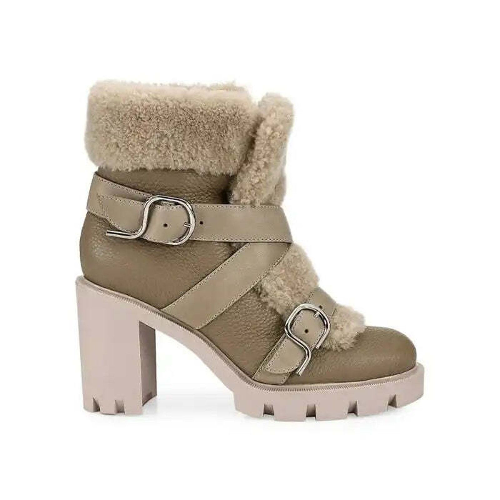 Christian Louboutin Christian Louboutin Pole Chic 70 Champignon Leather Size US 9 / IT 39 - 4 Thumbnail