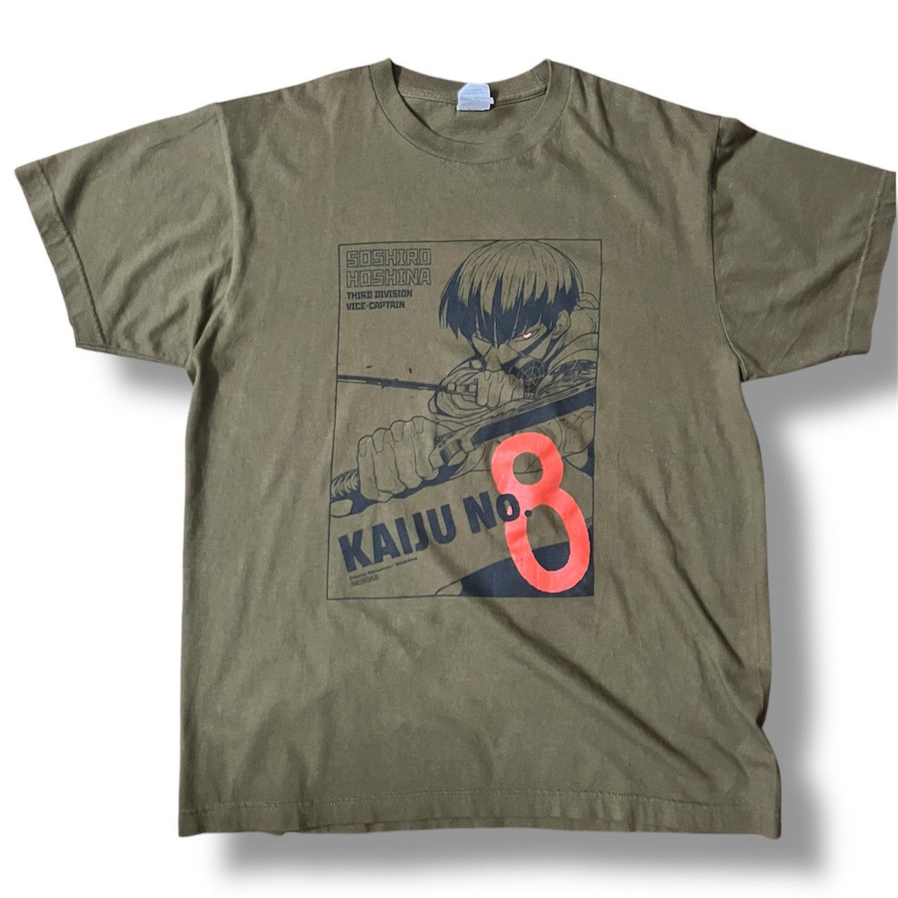 Anime × Vintage Kaiju No 8 "Not For Sale" Anime Third Division Vice-Captain Size US L / EU 52-54 / 3 - 2 Thumbnail
