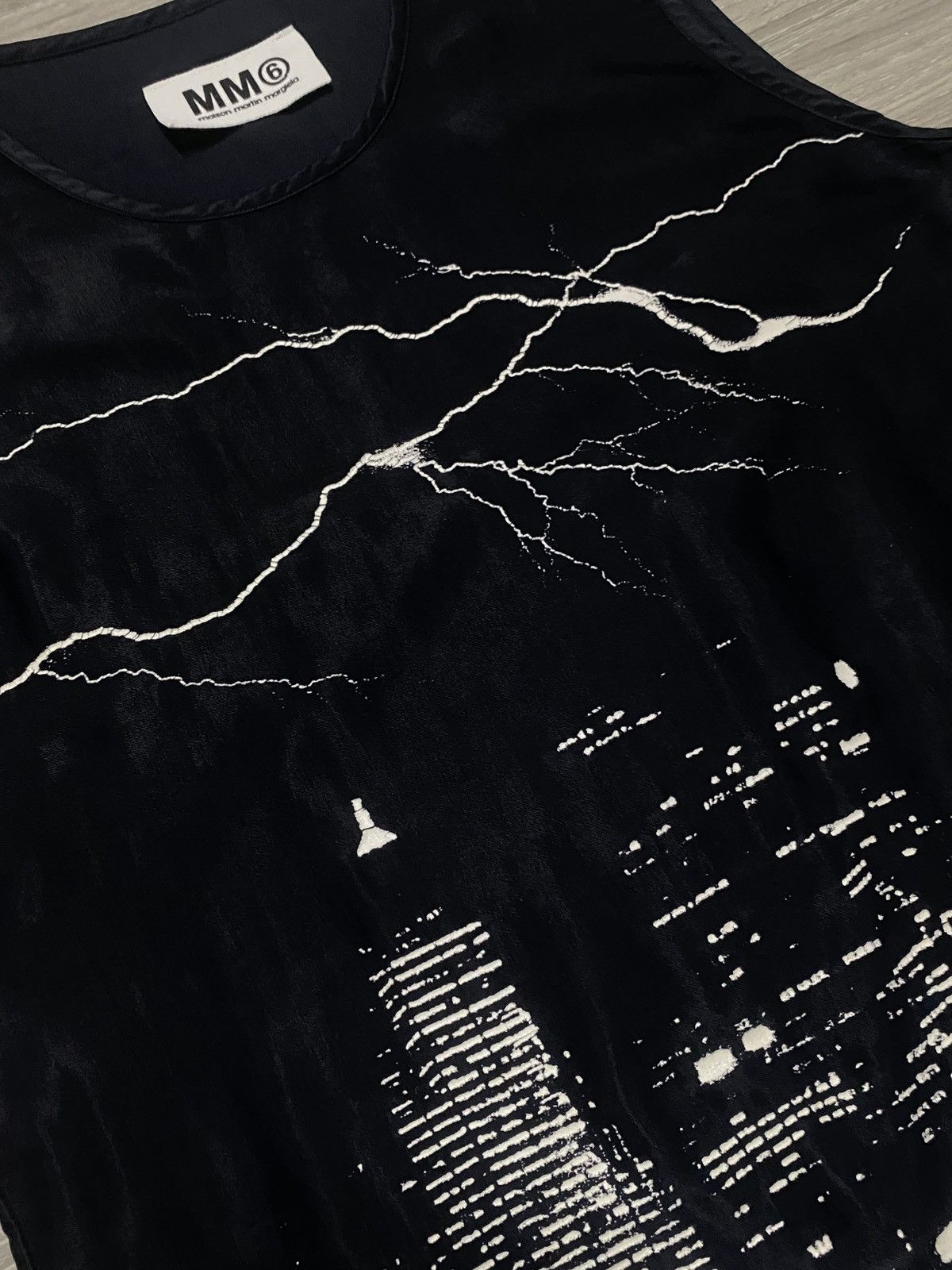 Maison Margiela Martin Margiela - MM6 Paint Skyline Lightnight Sleeveless Size XS / US 0-2 / IT 36-38 - 2 Thumbnail