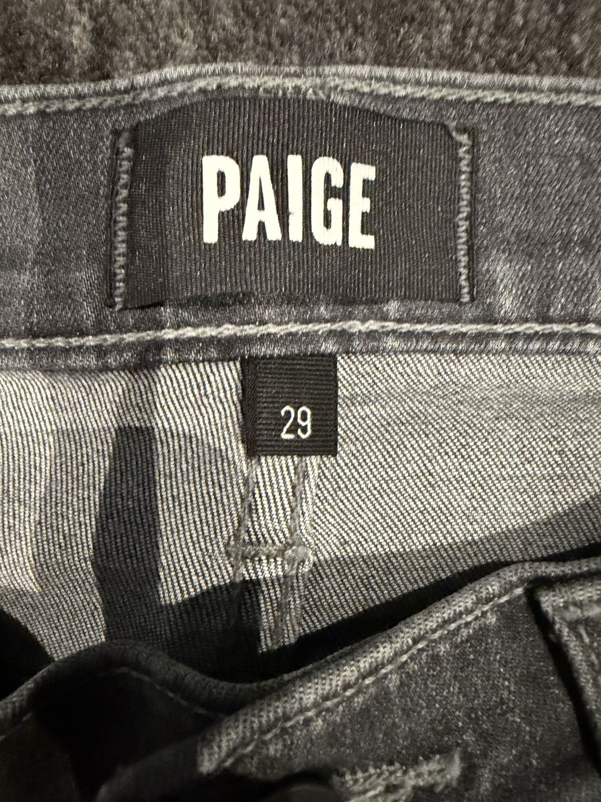 Paige Paige Grey Fade Jeans Size US 29 - 3 Thumbnail