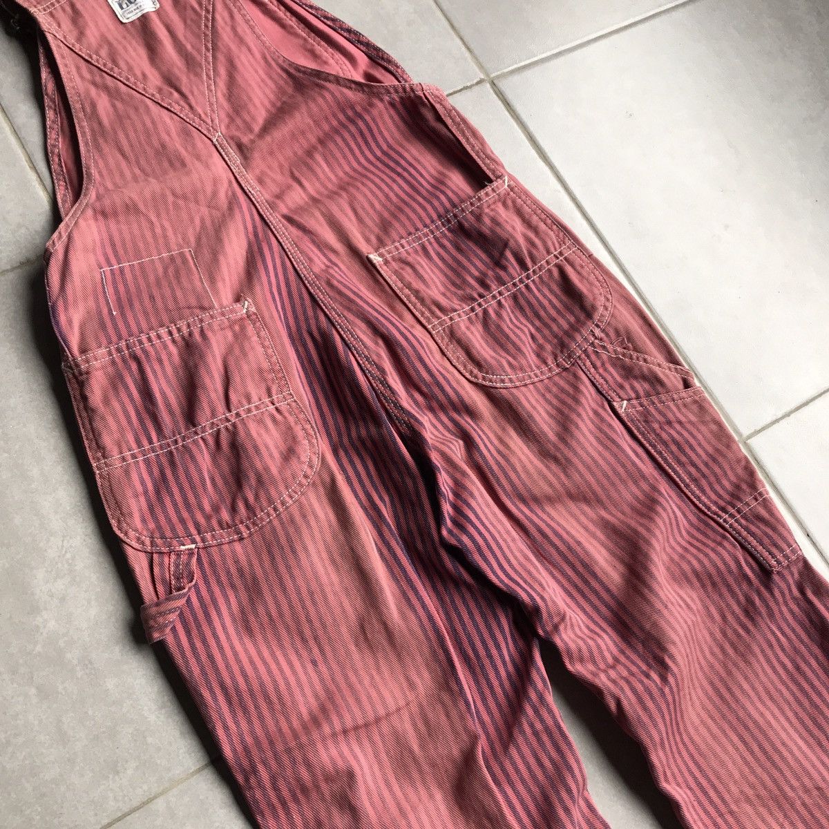 Lee × Vintage Vintage Lee pink hickory overall Size US 29 - 8 Thumbnail
