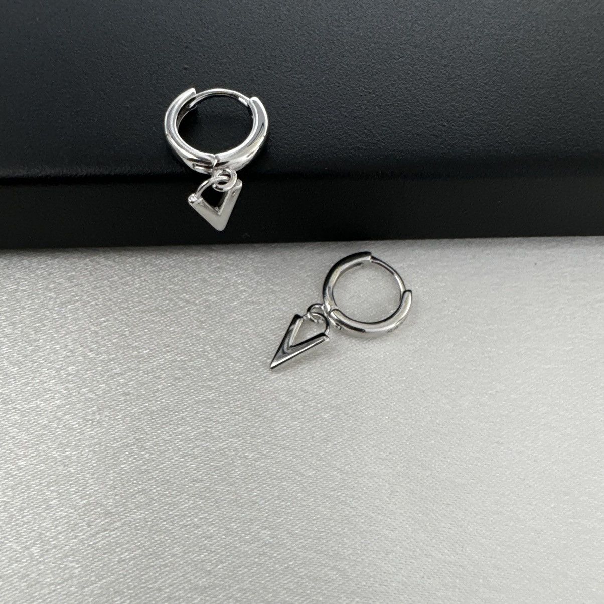 Other Geometric Triangle Dangle Drop Earrings for Men Women Size ONE SIZE - 2 Thumbnail