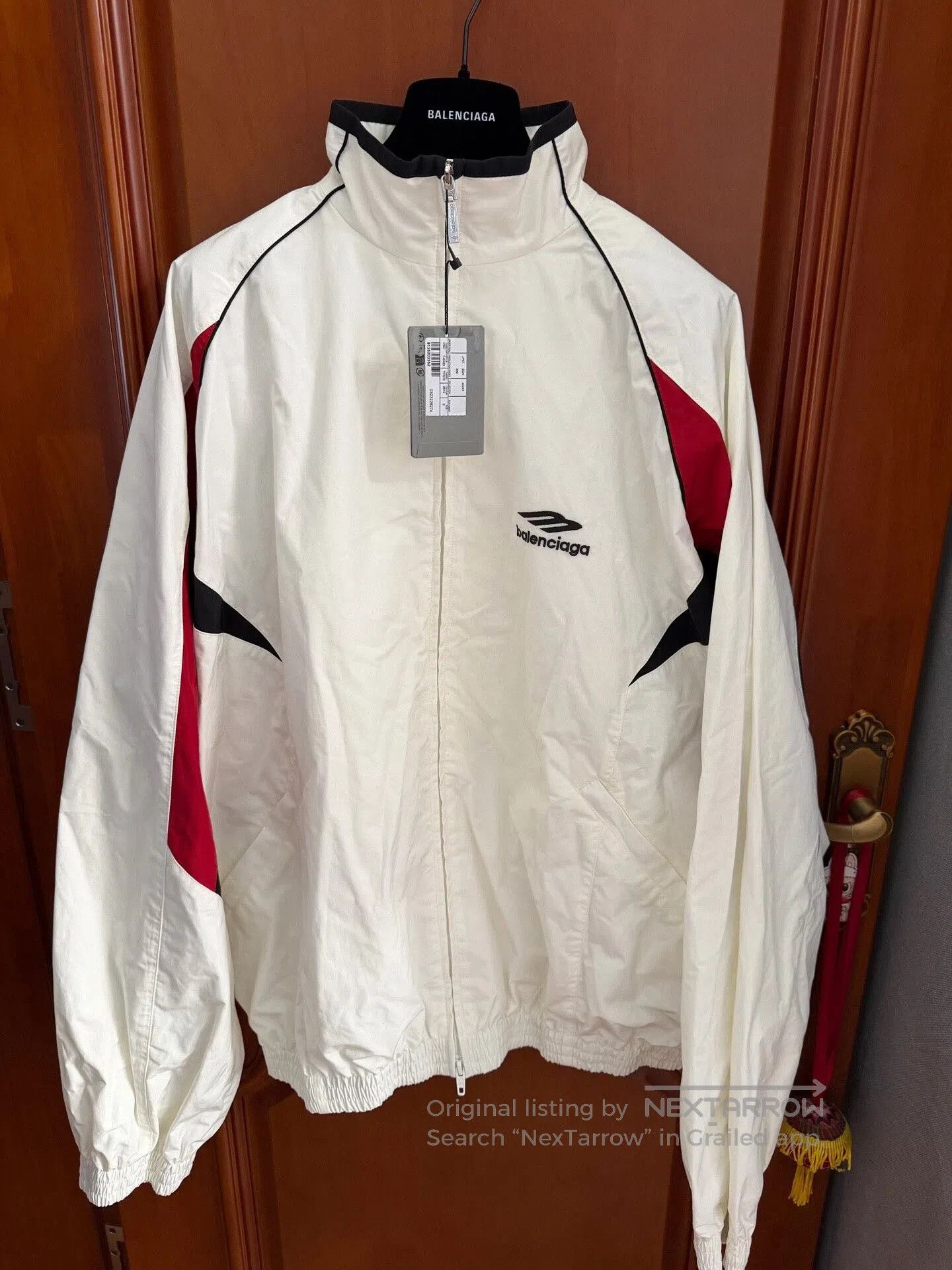 Balenciaga Balenciaga Black Red White Color-Block Jacket. Size US S / EU 44-46 / 1 - 1 Thumbnail