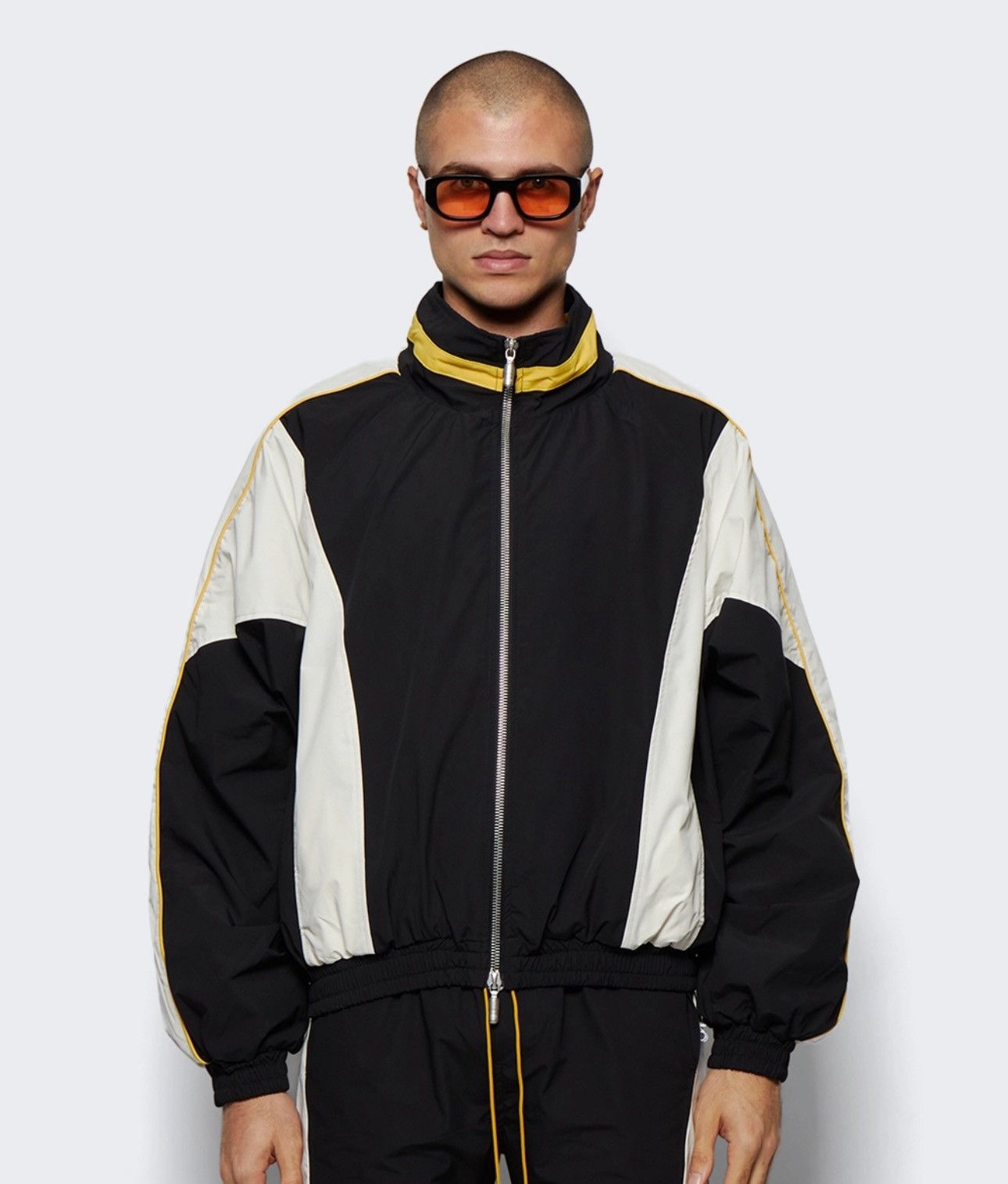 Rhude Colour-Blocked Funnel-Neck Jacket Size US L / EU 52-54 / 3 - 18 Thumbnail