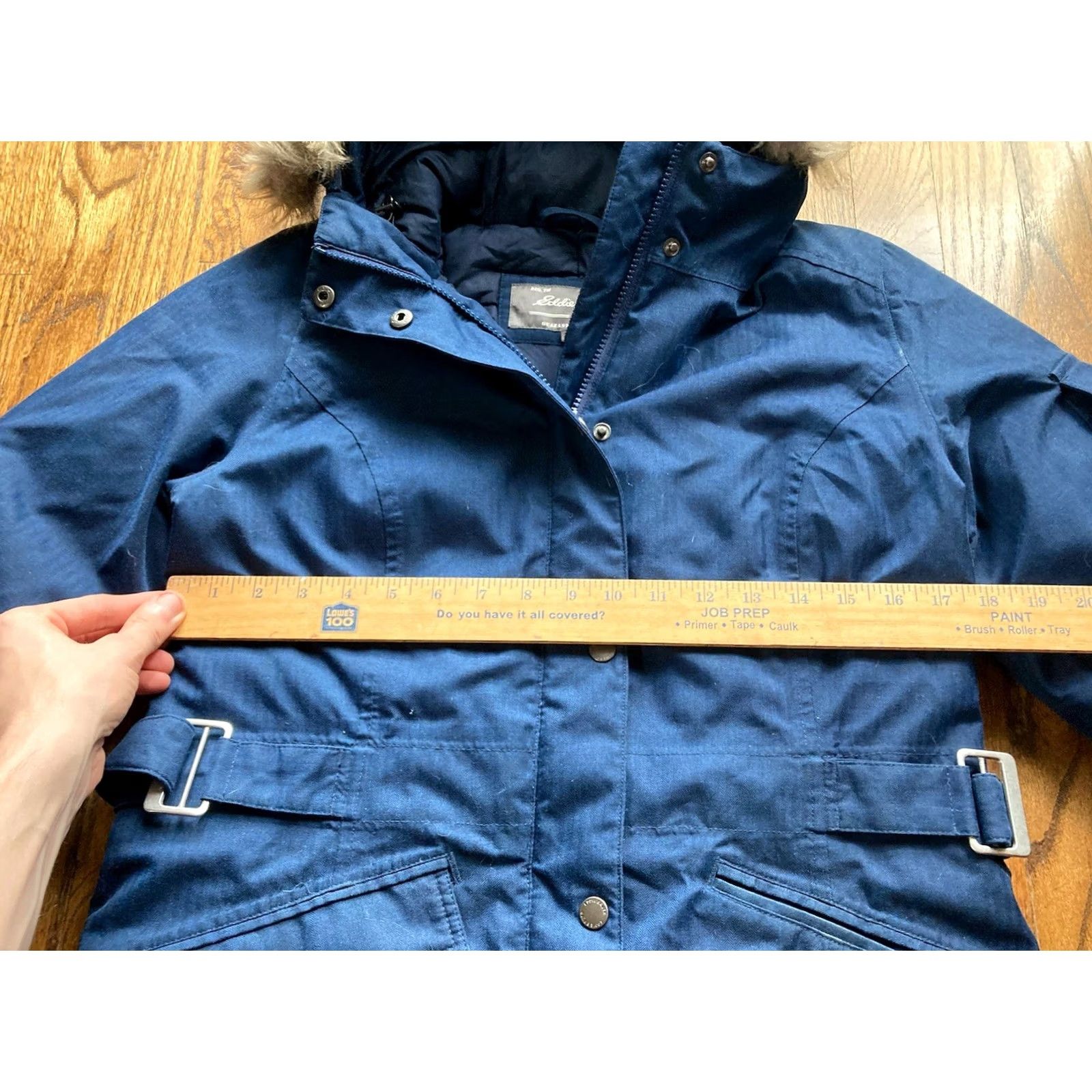 Eddie Bauer VINTAGE Eddie Bauer Jacket Womens S Blue Down Quilted Hooded Parka 80s 90s Versatile Winter Fall Womens Size S / US 4 / IT 40 - 5 Thumbnail