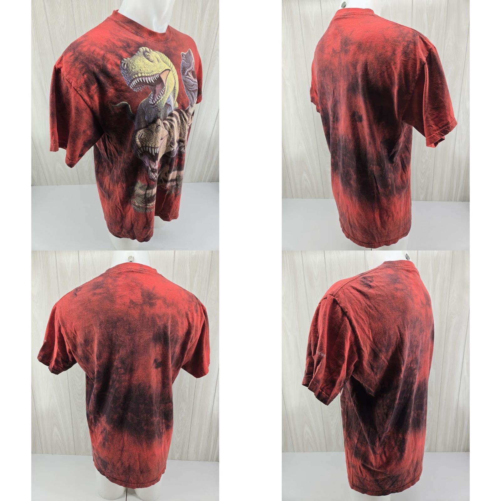 The Mountain VINTAGE The Mountain Dino T Shirt Men’s Red Tye Die Riplys Aquarium TN Smokies Large Size US L / EU 52-54 / 3 - 8 Thumbnail