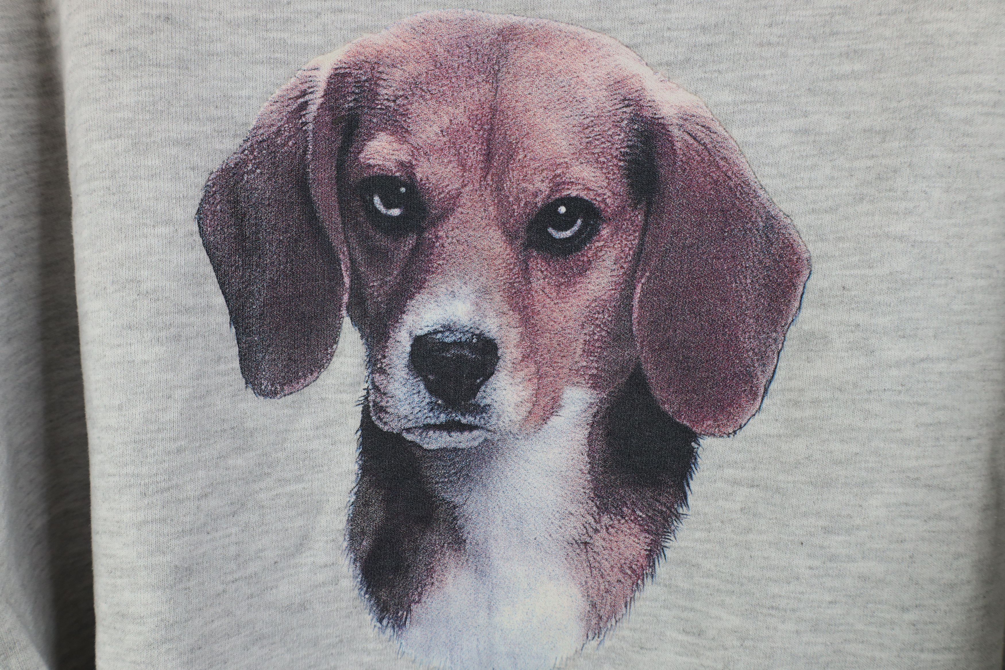 Vintage Vintage 90s Y2K Beagle Dog Puppy Crewneck Sweatshirt Size L / US 10 / IT 46 - 13 Thumbnail