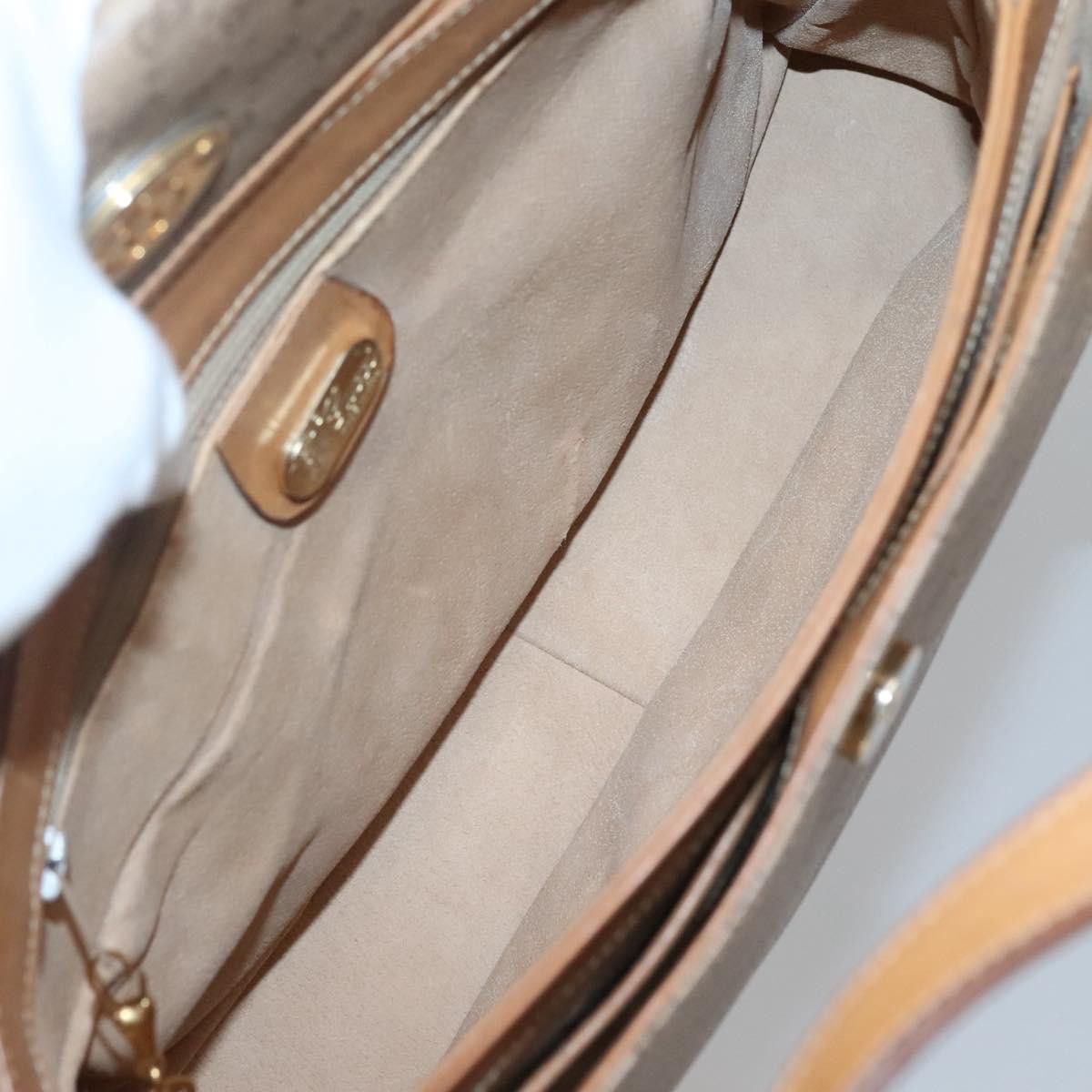 Gucci GUCCI Micro GG Supreme Hand Bag Pvc Beige Gold 000 46 000 46 Size ONE SIZE - 15 Thumbnail