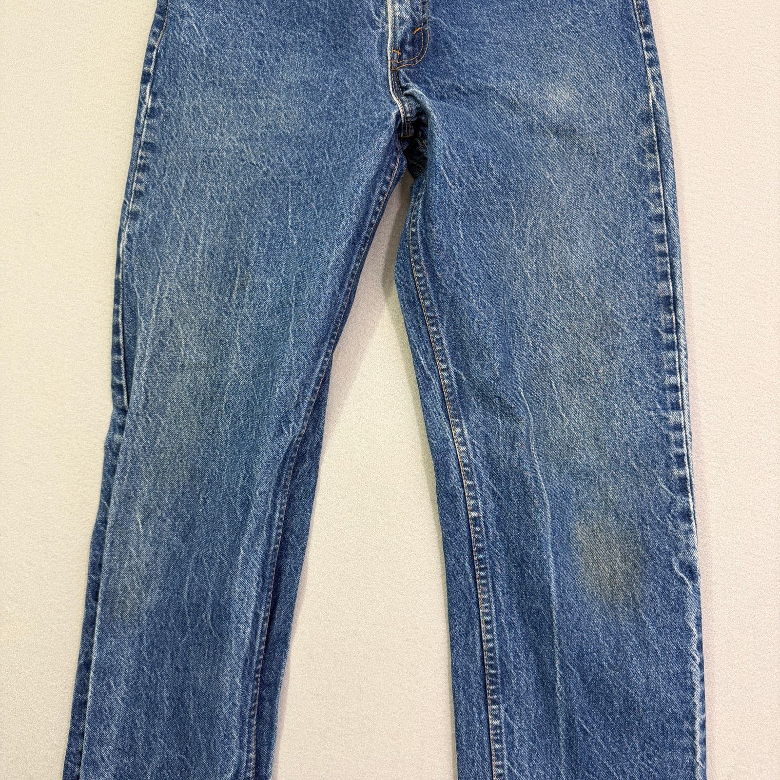 Levi's Vintage Levis 501 Jeans Men's 30x33 Measured Blue USA 90s Size US 30 / EU 46 - 3 Thumbnail