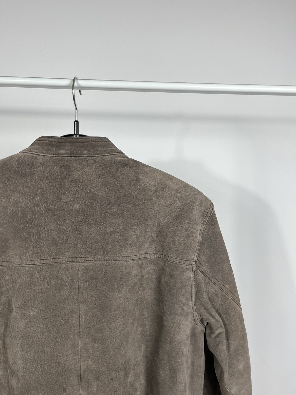 Leather RDX Brown Suede Leather Biker Jacket Racer Moto Men Size M Size US M / EU 48-50 / 2 - 15 Thumbnail