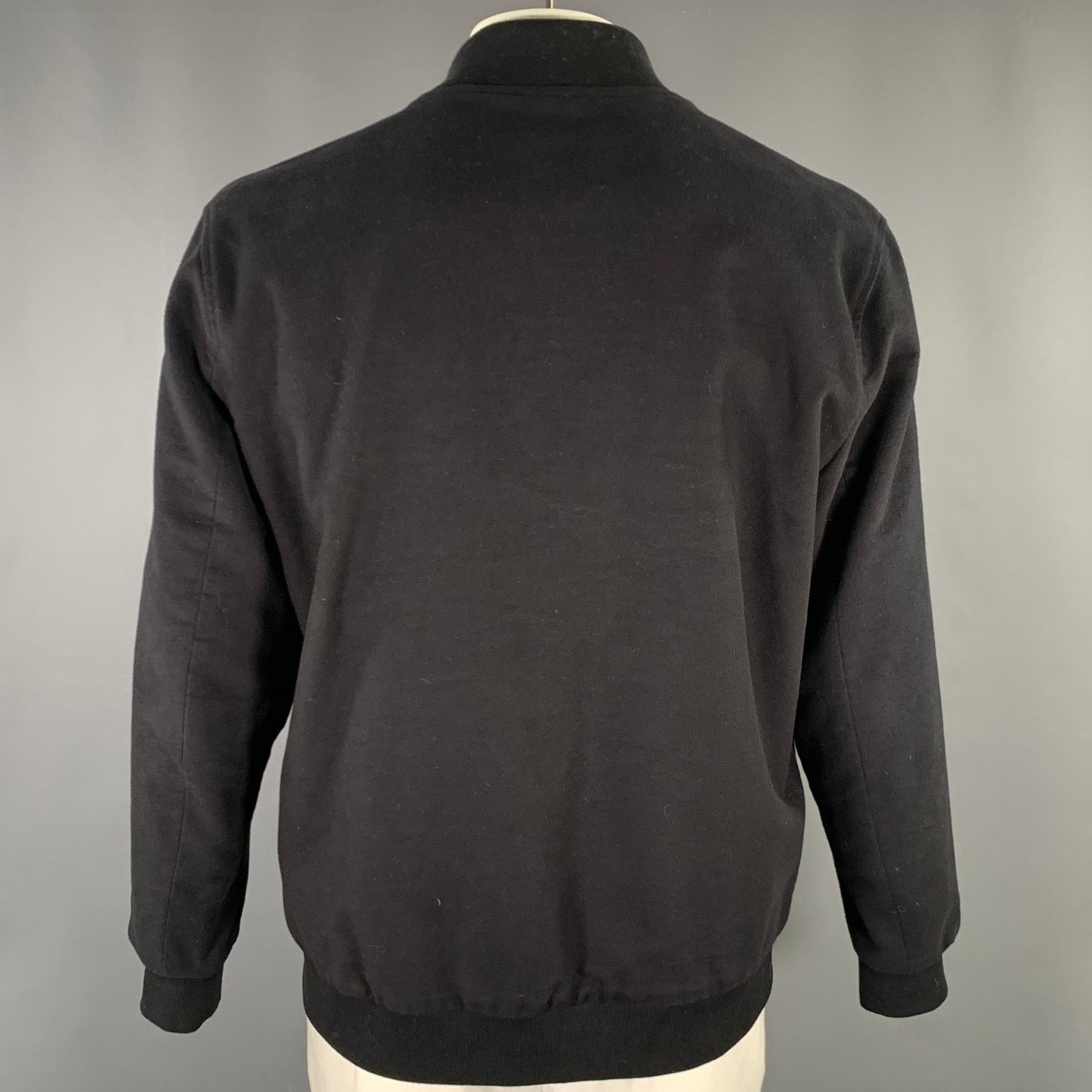 J.Hilburn J.HILBURN Reversible Bomber Coat - Black/Navy - Size L Size US L / EU 52-54 / 3 - 4 Thumbnail