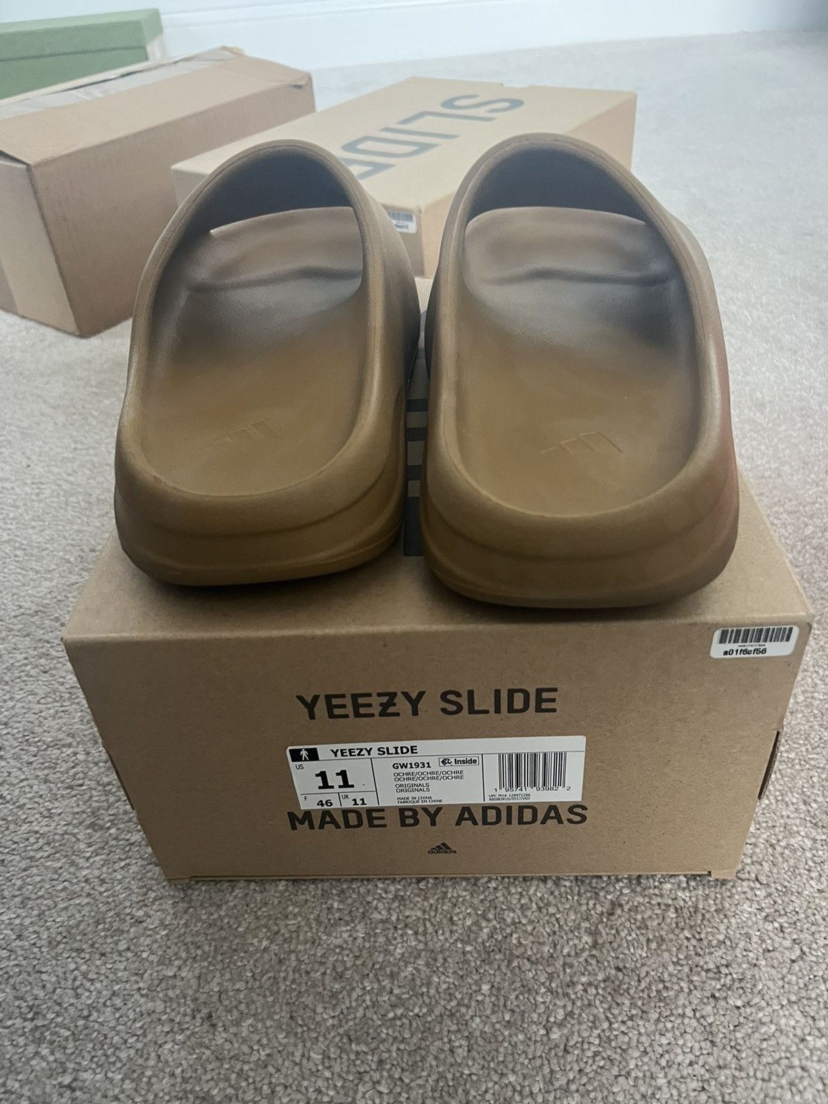 Adidas Adidas yeezy slides ochre Size US 11 / EU 44 - 4 Thumbnail