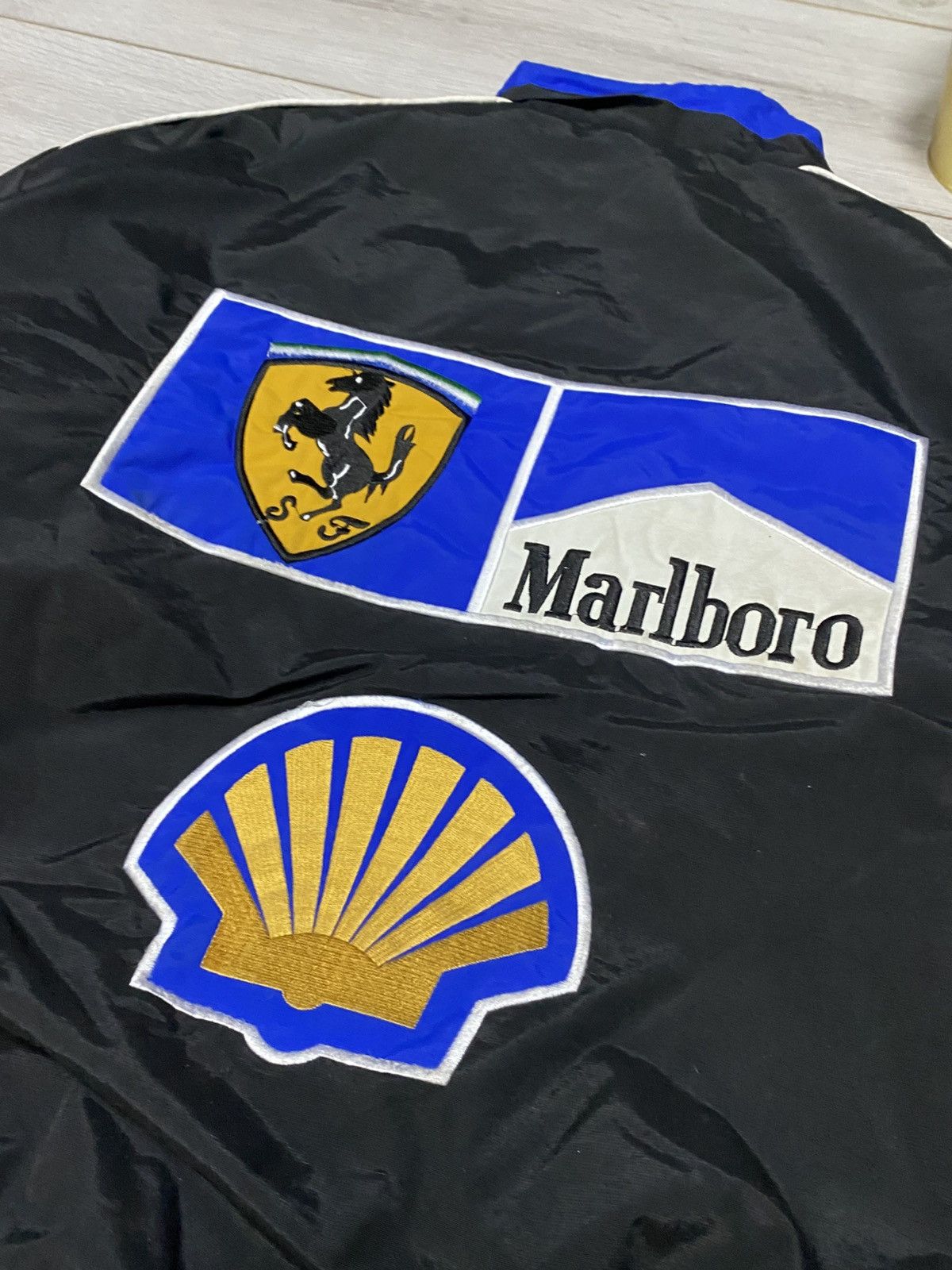 Marlboro Ferrari Marlboro shell Vodafone vintage racing bomber jacket Size US XL / EU 56 / 4 - 14 Thumbnail