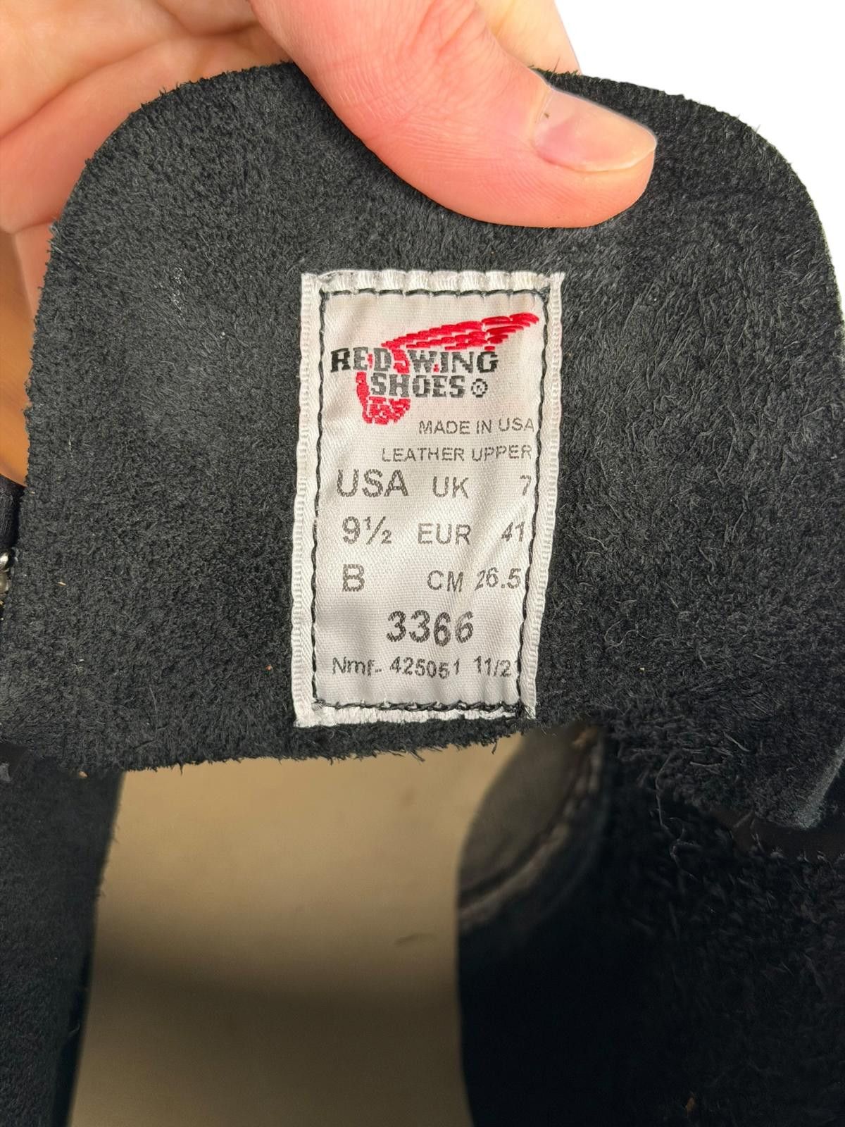 Other Red Wing 3366 Iron Ranger Black Leather Boots USA Size US 9.5 / IT 39.5 - 8 Thumbnail