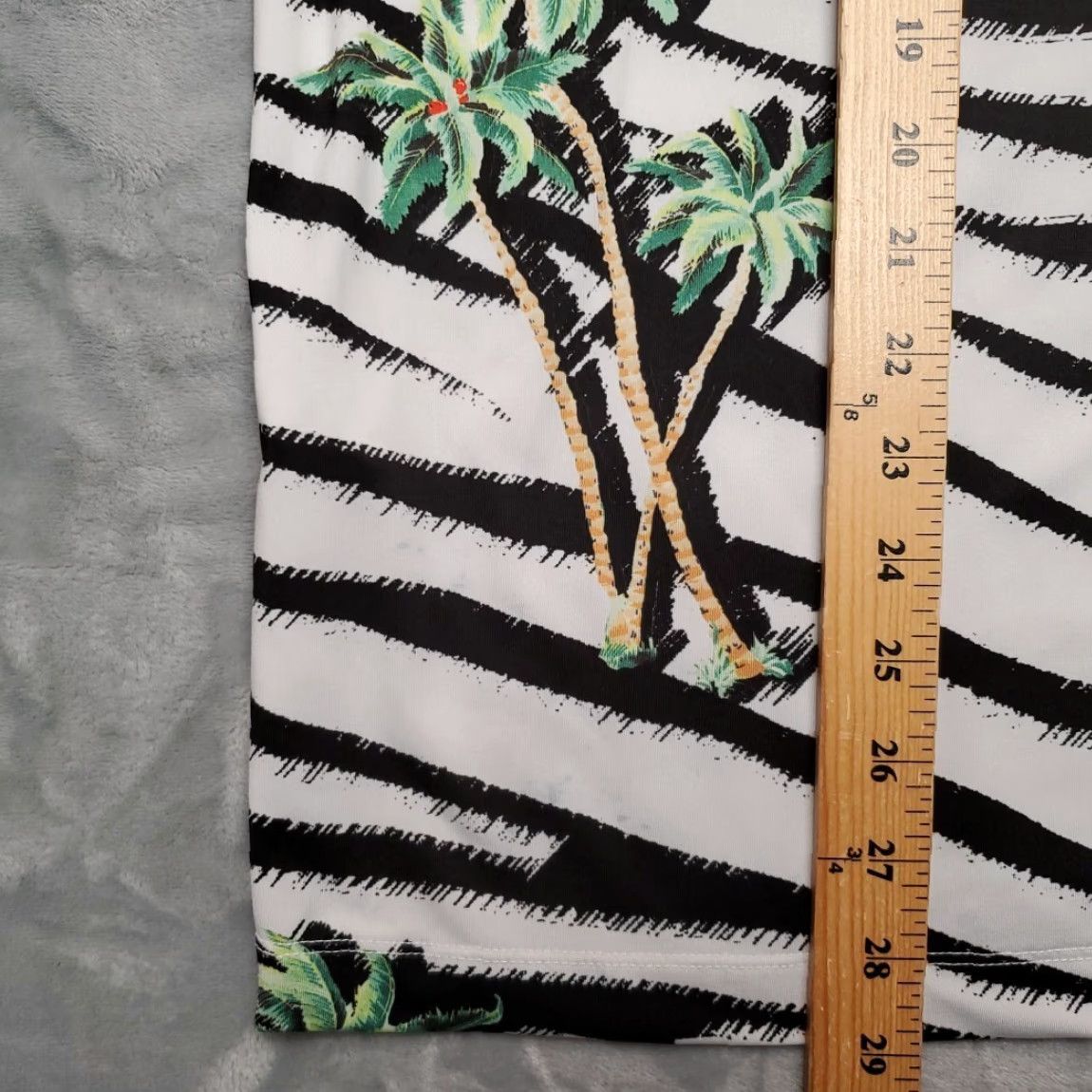 Vintage VINTAGE Bad Birdie Polo Shirt Mens M Zebra Tropical Palm Performance 4 Way Stretch Golf Size US M / EU 48-50 / 2 - 7 Thumbnail