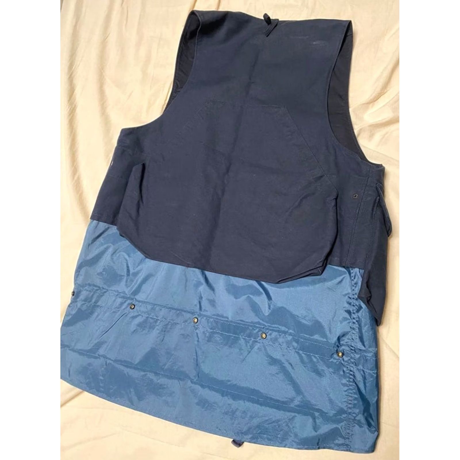 Engineered Garments ENGINEERED GARMENTS HUNTING VEST SIZE M COTTON NAVY USED MEN Size US M / EU 48-50 / 2 - 8 Thumbnail