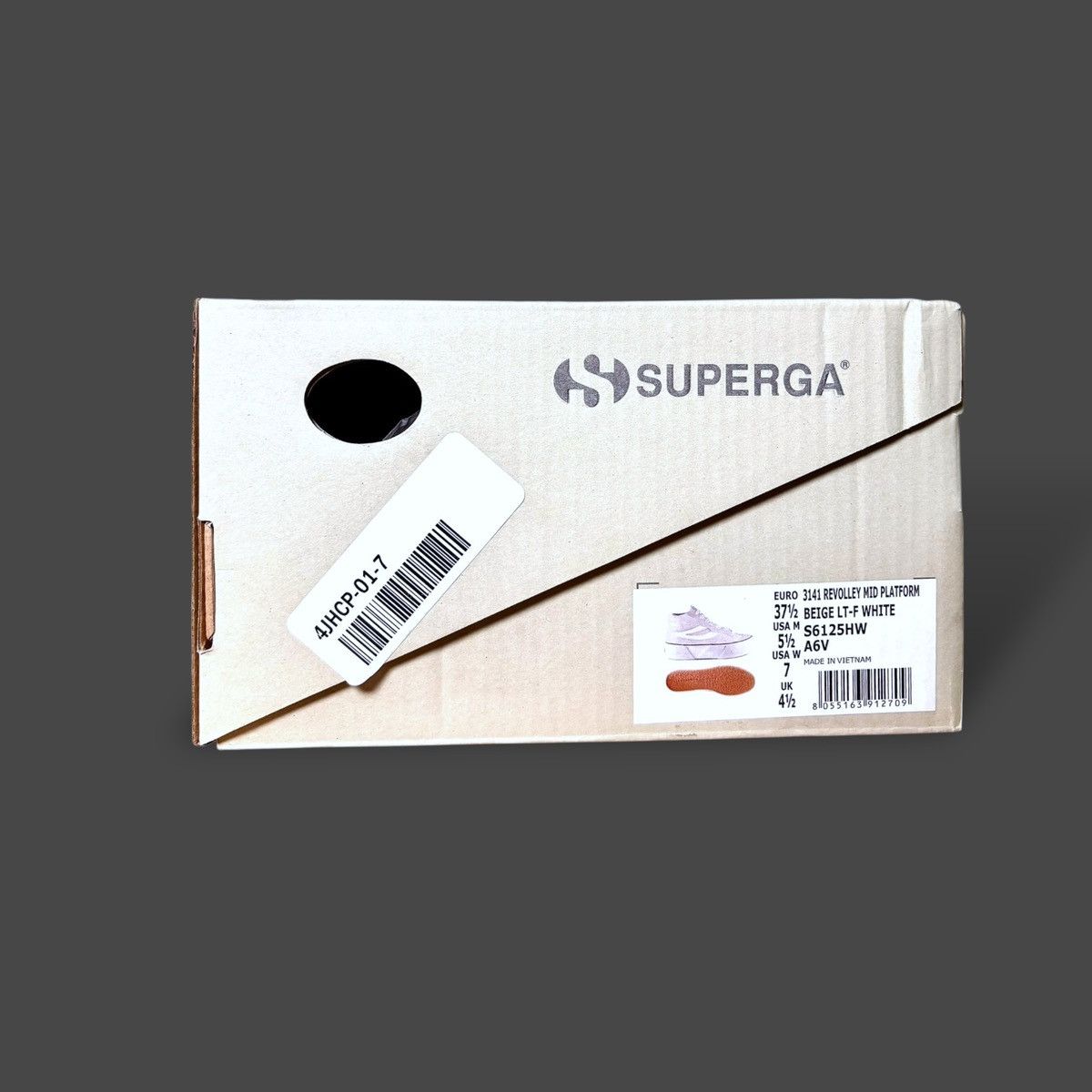 Superga Superga Women’s 3141 Revolley Platform Sneakers Beige Sz 7 Size US 7 / IT 37 - 14 Thumbnail