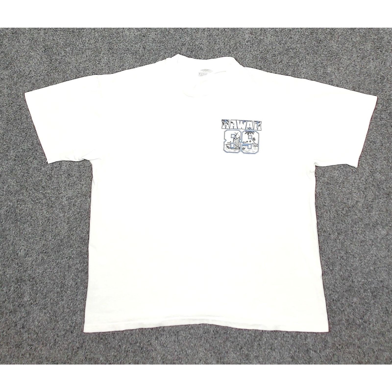 Hanes 80s Hanes Beefy-T Hawaii Boxy Surf Tee L Size US L / EU 52-54 / 3 - 4 Thumbnail