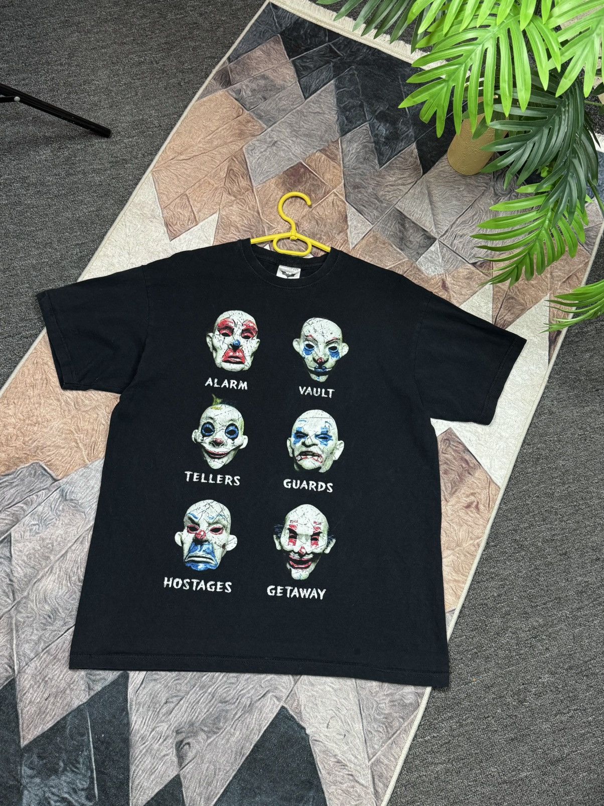 Japanese Brand Dark Knight DC Comics Batman Mask Bank Heist T Shirt Tee Size US L / EU 52-54 / 3 - 16 Thumbnail