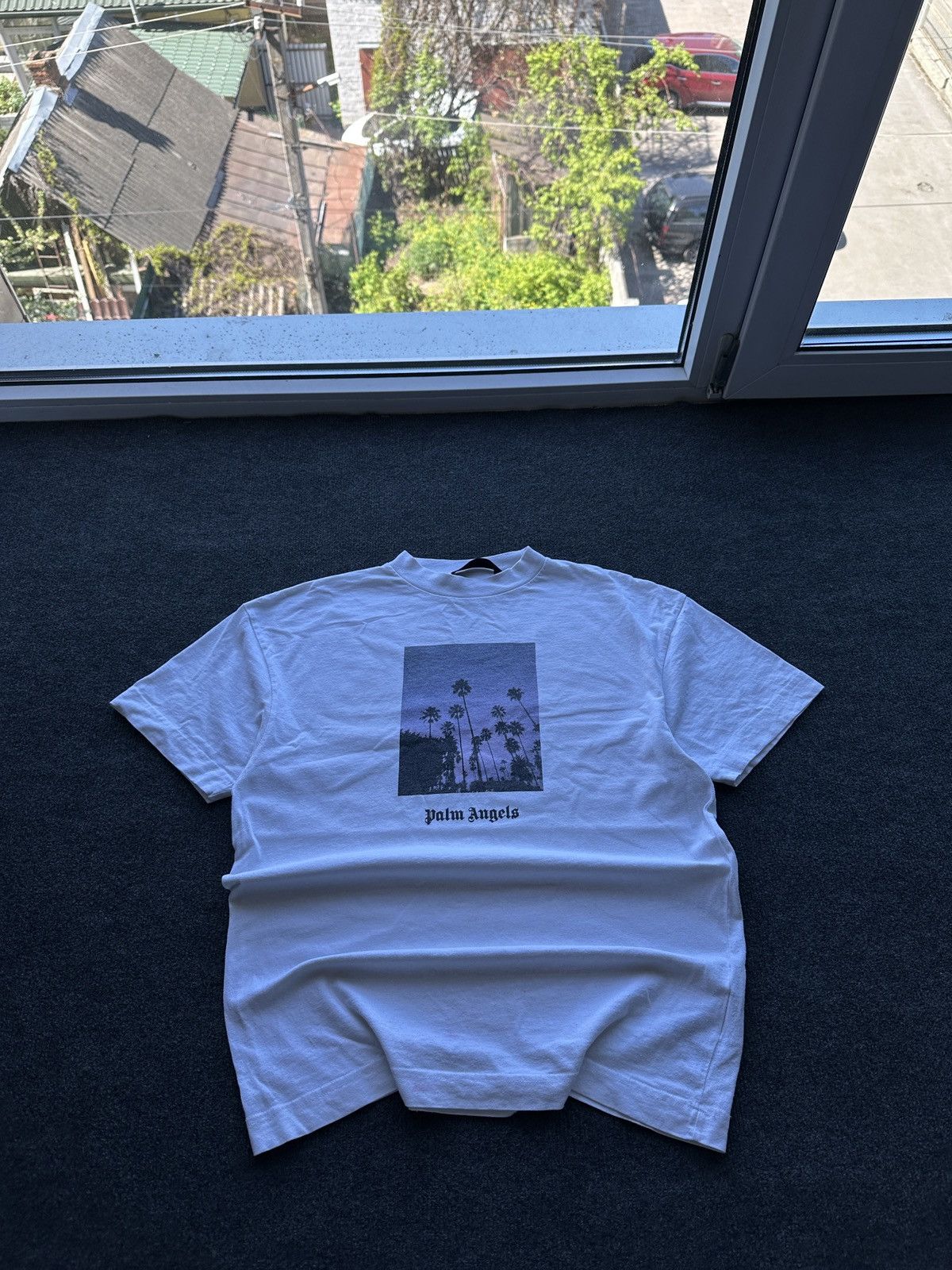 Palm Angels GRAIL🚨Palm Angels PALM STREET BIG LOGO T -Shirt y2k Size US S / EU 44-46 / 1 - 3 Thumbnail