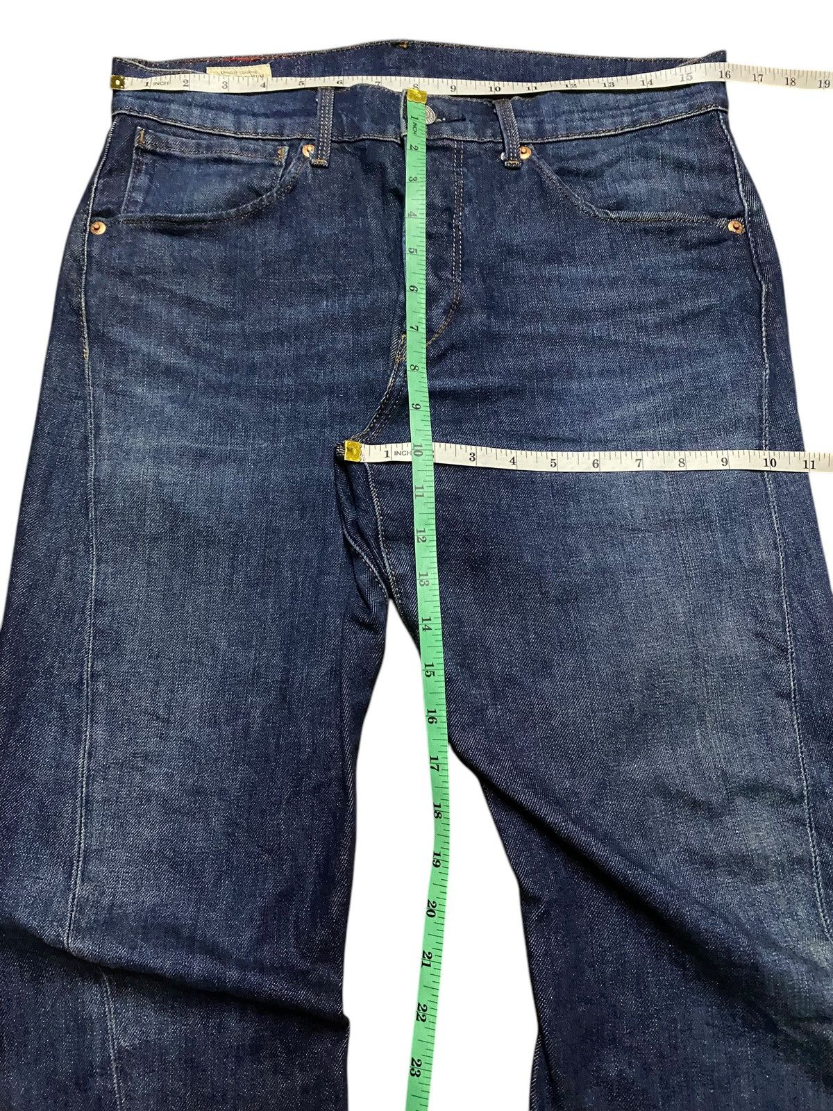 Levi's Vintage Levis Engineered Twisted Leg Blue Wash Slim Jeans Size US 32 / EU 48 - 12 Thumbnail