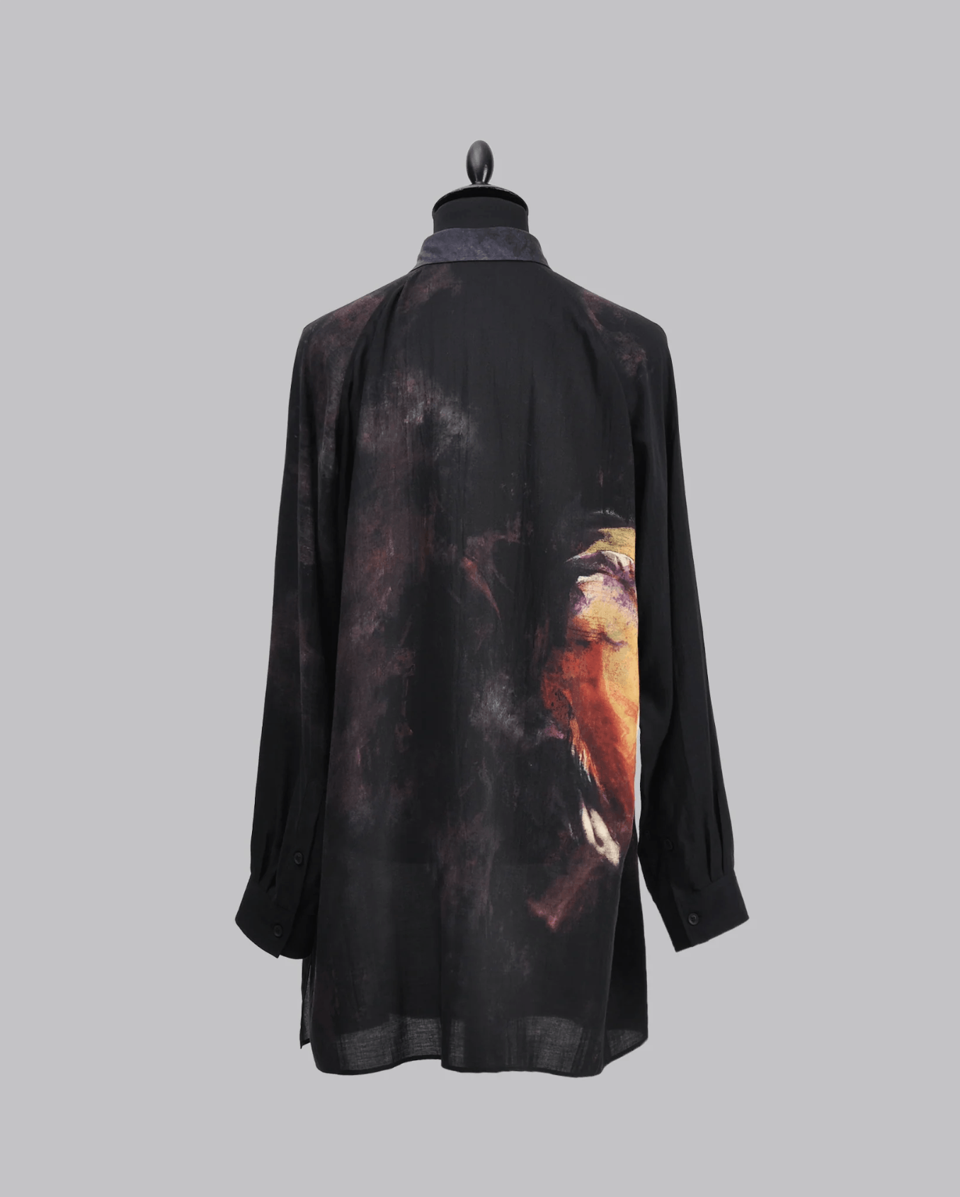 Yohji Yamamoto Yohji Yamamoto Pour Homme - Printed side gusset Blouse Size US L / EU 52-54 / 3 - 4 Thumbnail