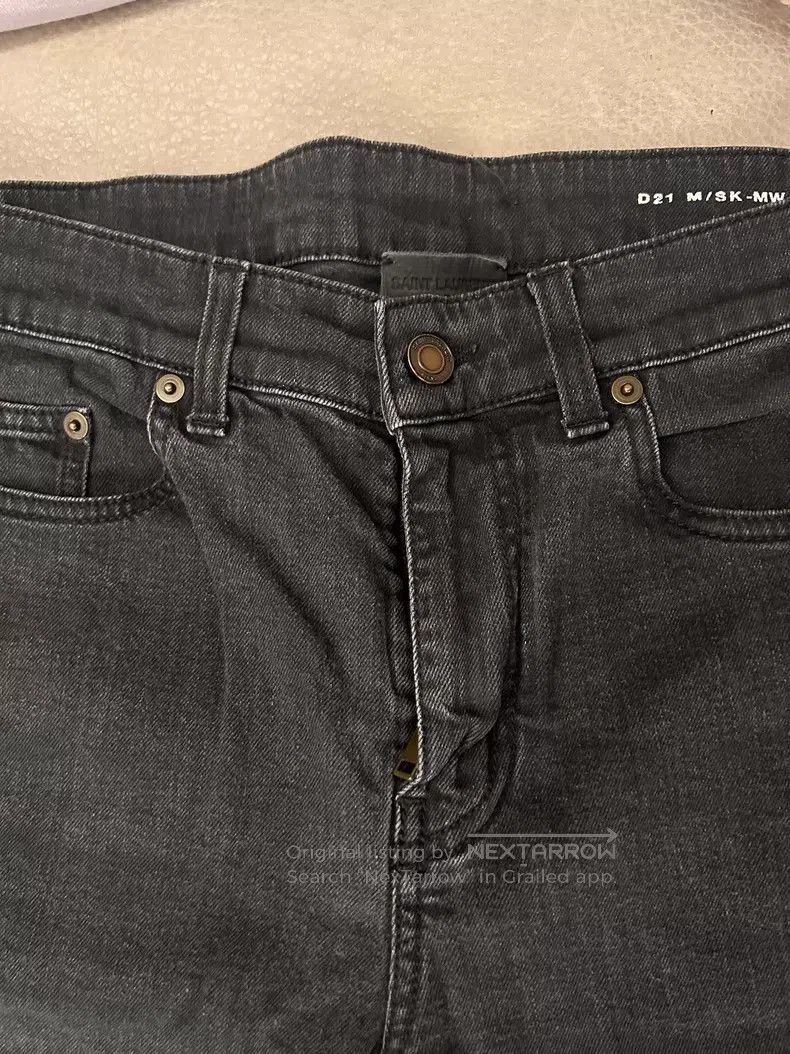 Saint Laurent Paris Saint Laurent Paris Slim black denim pants, size 30 i Size US 30 / EU 46 - 7 Thumbnail