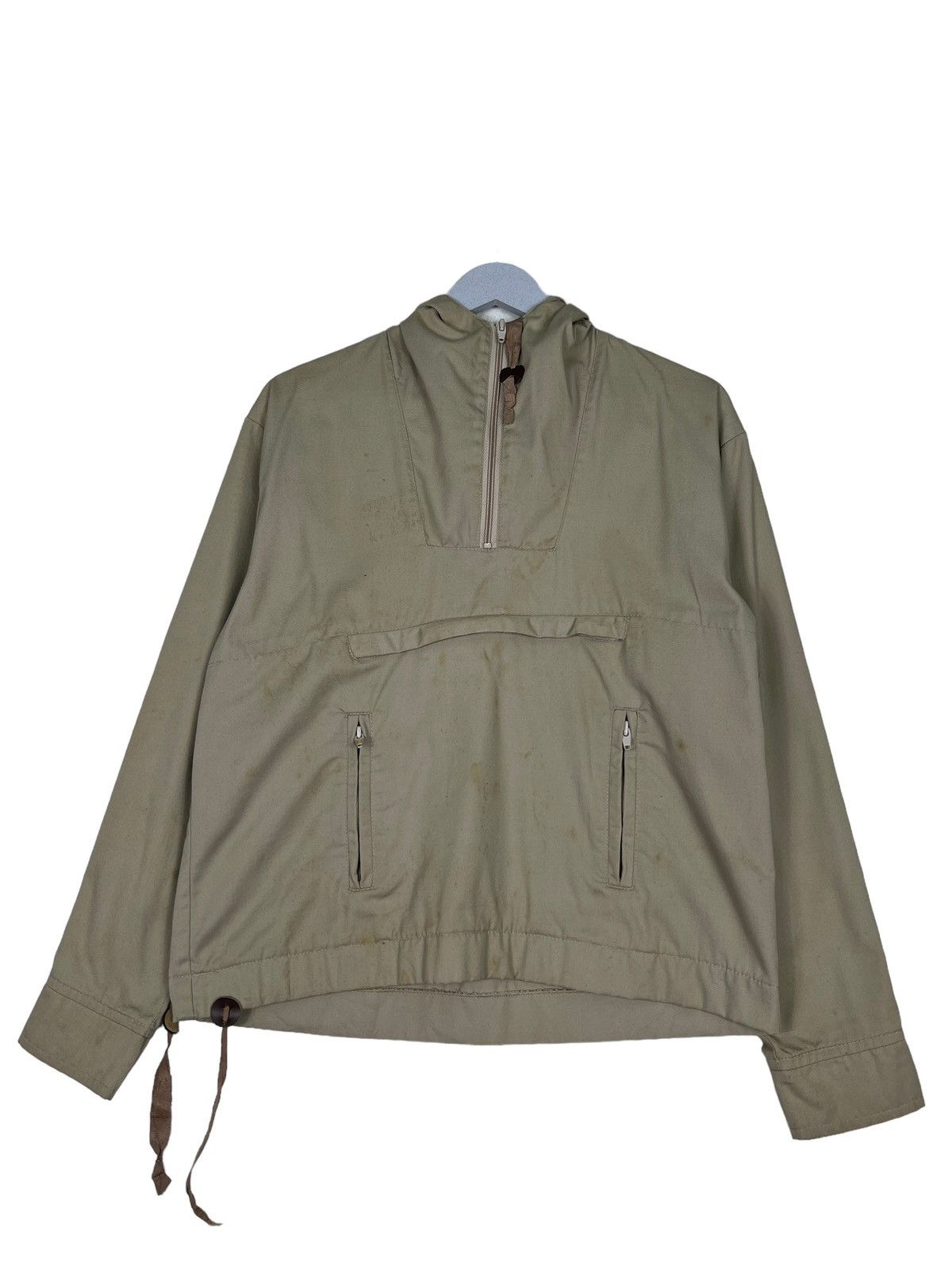 🔥 VINTAGE 80s EDDIE BAUER ANORAK HOODIE JACKET