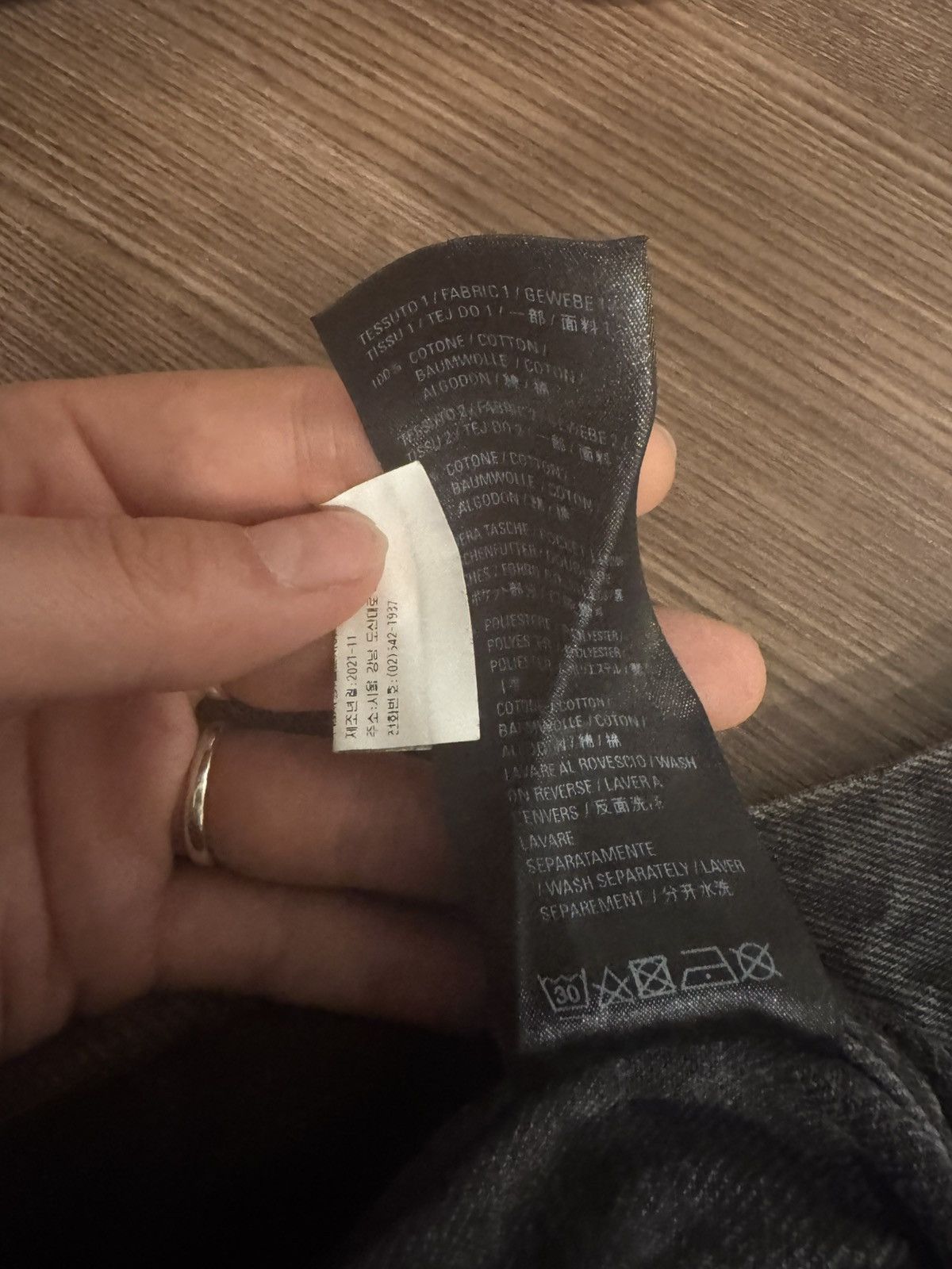 Balenciaga Balenciaga Track Denim Pants Size US 34 / EU 50 - 10 Thumbnail