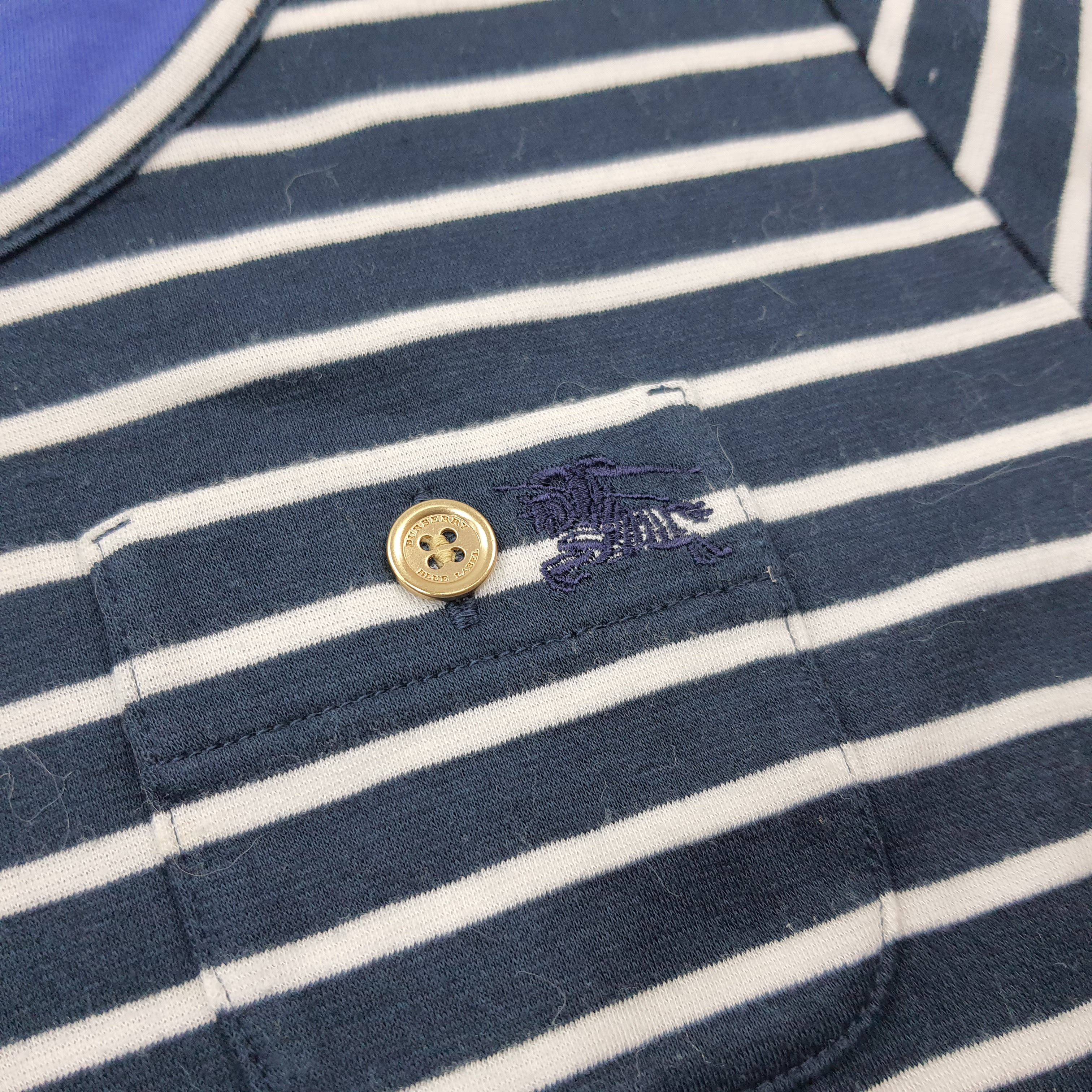 Burberry × Vintage Vintage Burberry Blue Label Stripes Maxi Dresses C196N4 Size S / US 4 / IT 40 - 7 Thumbnail