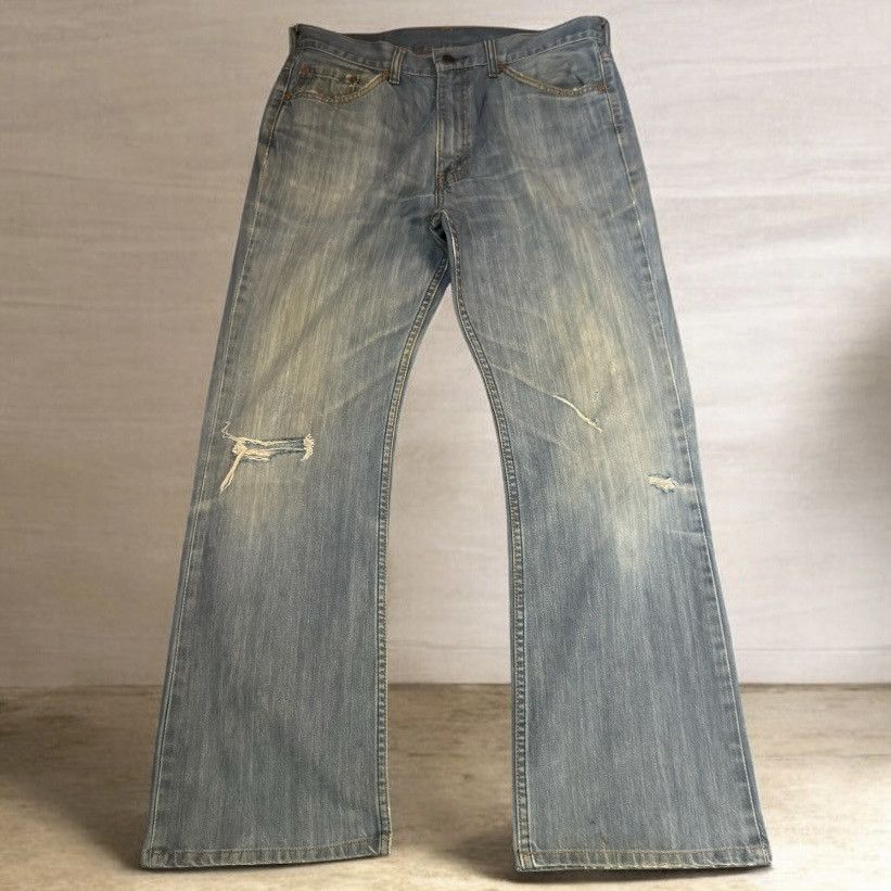 Engineered Garments × Levi's Vintage Flared y2k Levis 517 Distressed Denim Boot Cut W34 Size US 34 / EU 50 - 1 Thumbnail