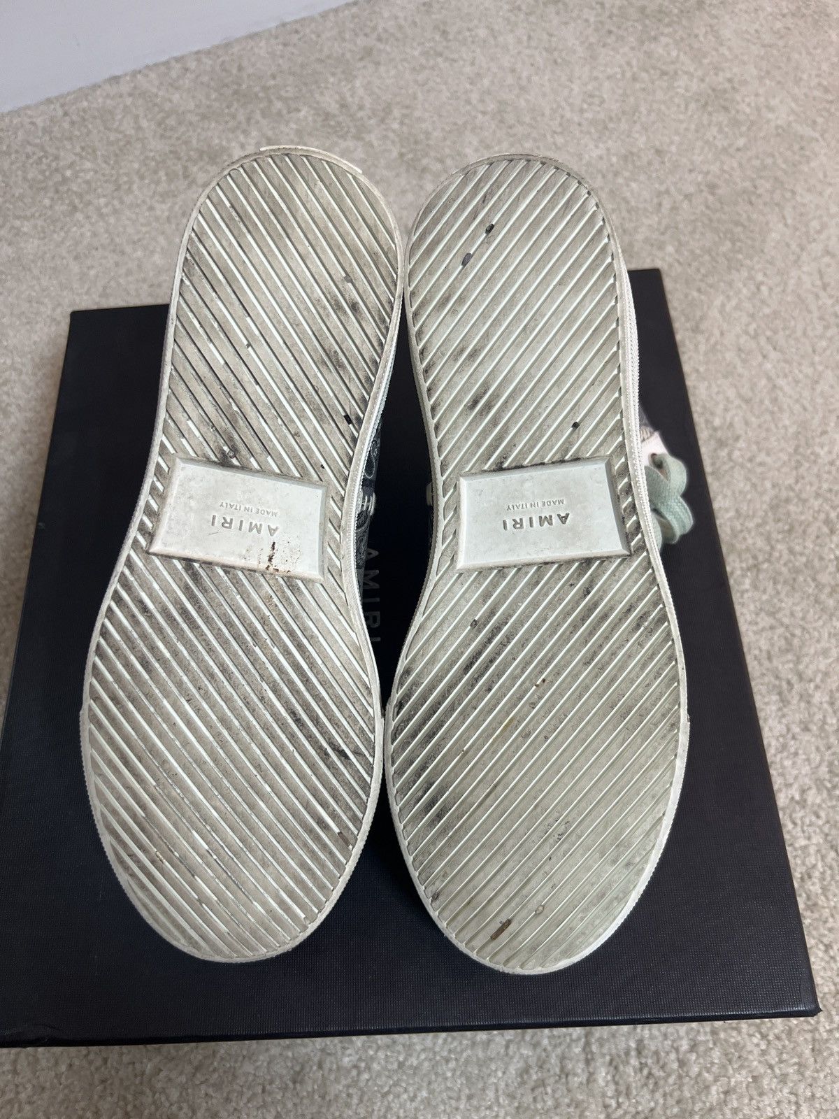 Amiri Bandana Reconstructed Sneakers in Multicolor Size US 8 / EU 41 - 8 Thumbnail