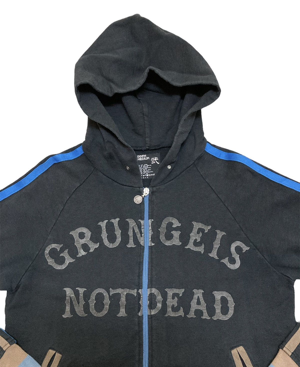 PPFM PPFM “Grunge Is Not Dead” Zipper Hoodie Size US M / EU 48-50 / 2 - 4 Thumbnail