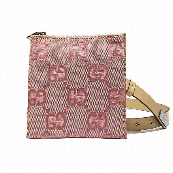 Gucci Gucci Gucci Jumbo GG Canvas Belt Pouch Canvas Belt Bag 037-1312 in Good Condition Size ONE SIZE - 1 Thumbnail