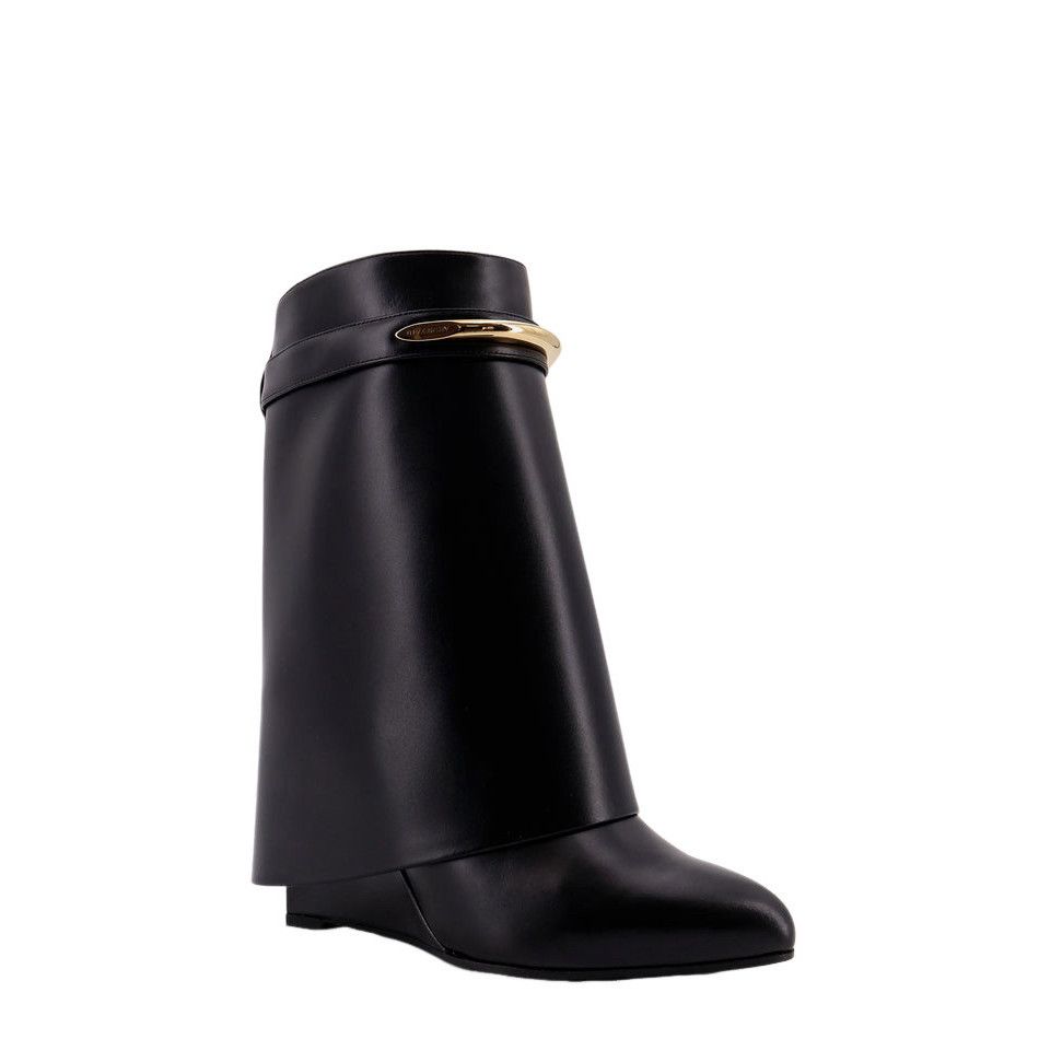 GIVENCHY Shark $2120 Black 95mm Ankle Boots New & Authentic
