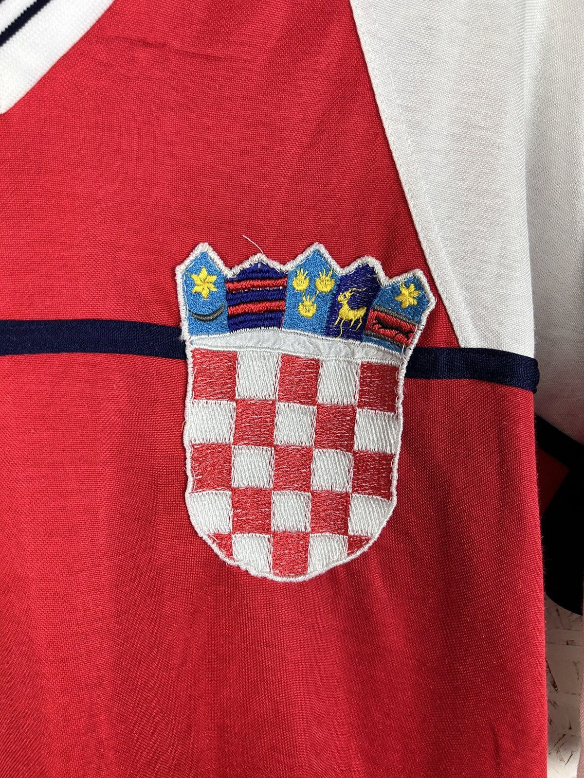 Vintage 80s Vintage Erima Croatia HNS Retro Soccer Football Jersey Size US XL / EU 56 / 4 - 4 Thumbnail