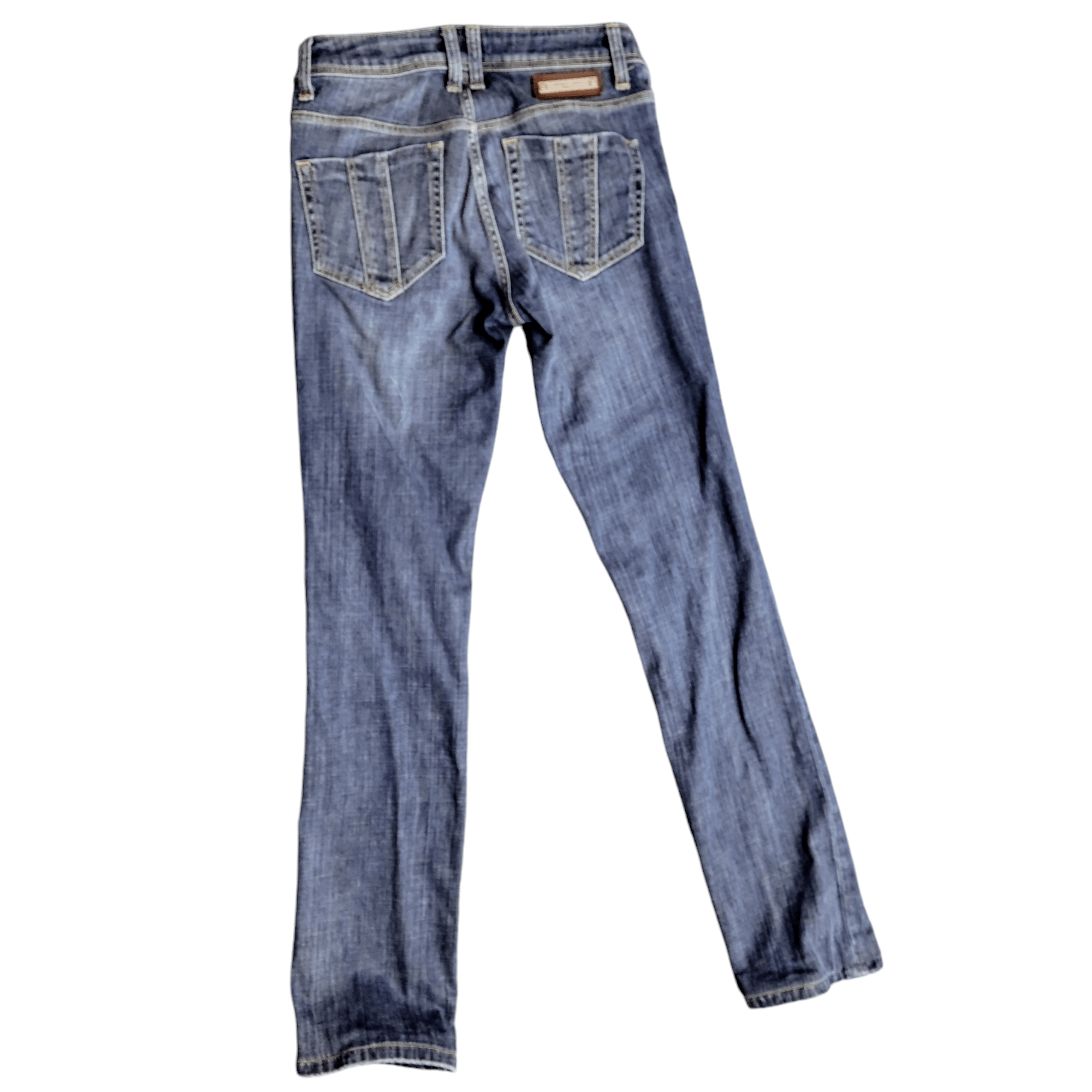 Burberry Burberry Brit Stretfield Straight Blue Jeans Size 25" / US 0 / IT 36 - 6 Thumbnail