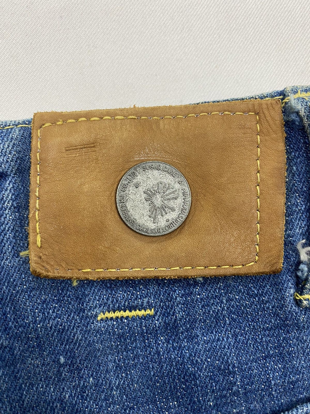 Sugar Cane Mihara Yasuhiro X Sugar Cane Selvedge Hybrid Flare Denim Size US 30 / EU 46 - 16 Thumbnail