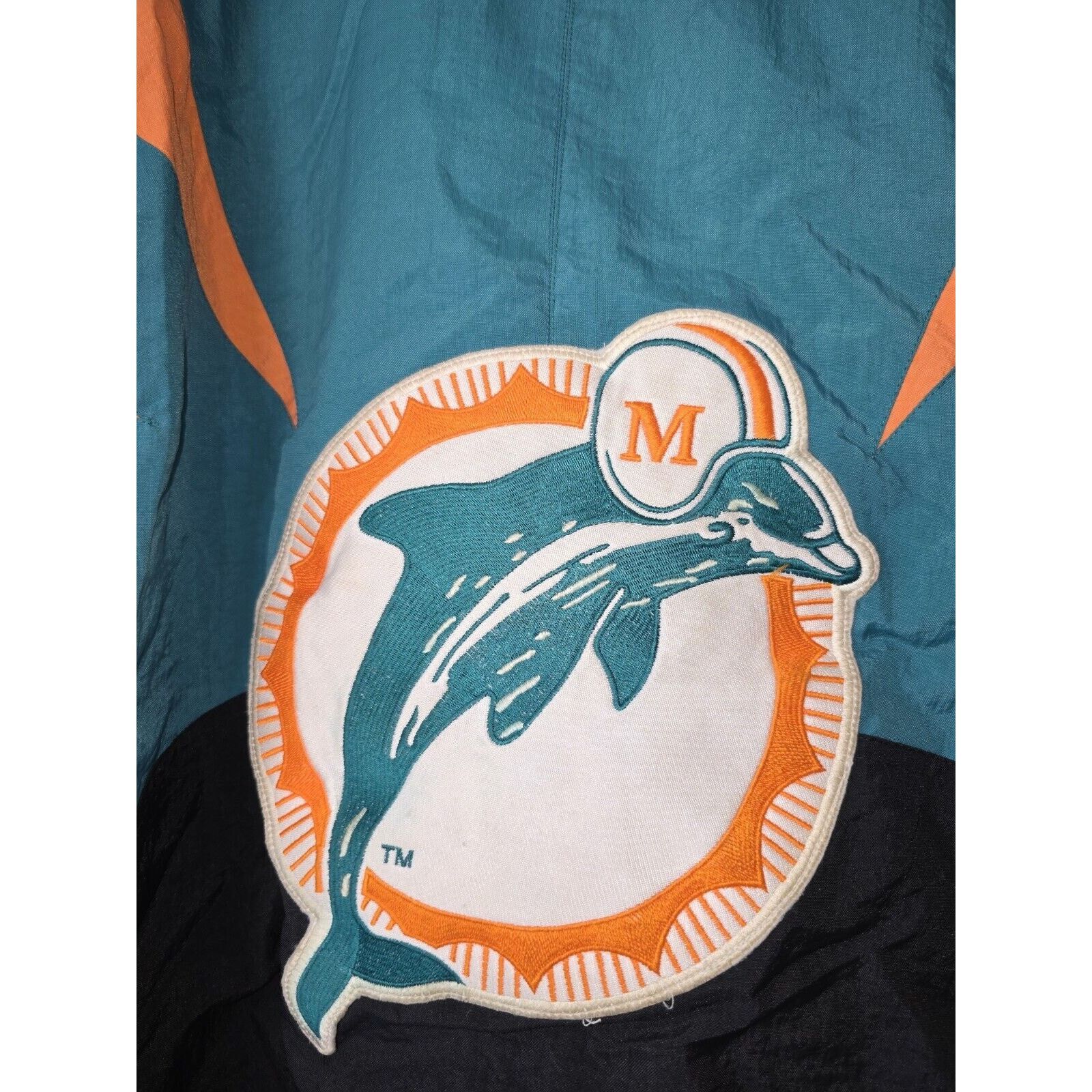 Apex One Vintage Apex One Miami Dolphins Jacket Mens XL Pro Line Size US XL / EU 56 / 4 - 9 Thumbnail