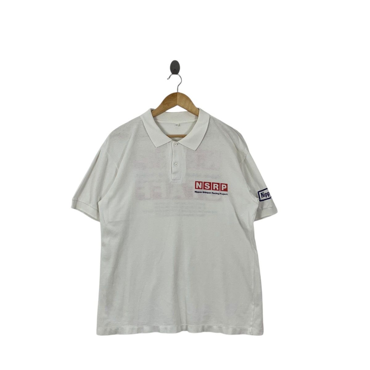 Vintage Vintage NIPPON SHINPAN RACING PROJECT NSRP Polo Tee Shirt Size US L / EU 52-54 / 3 - 4 Thumbnail